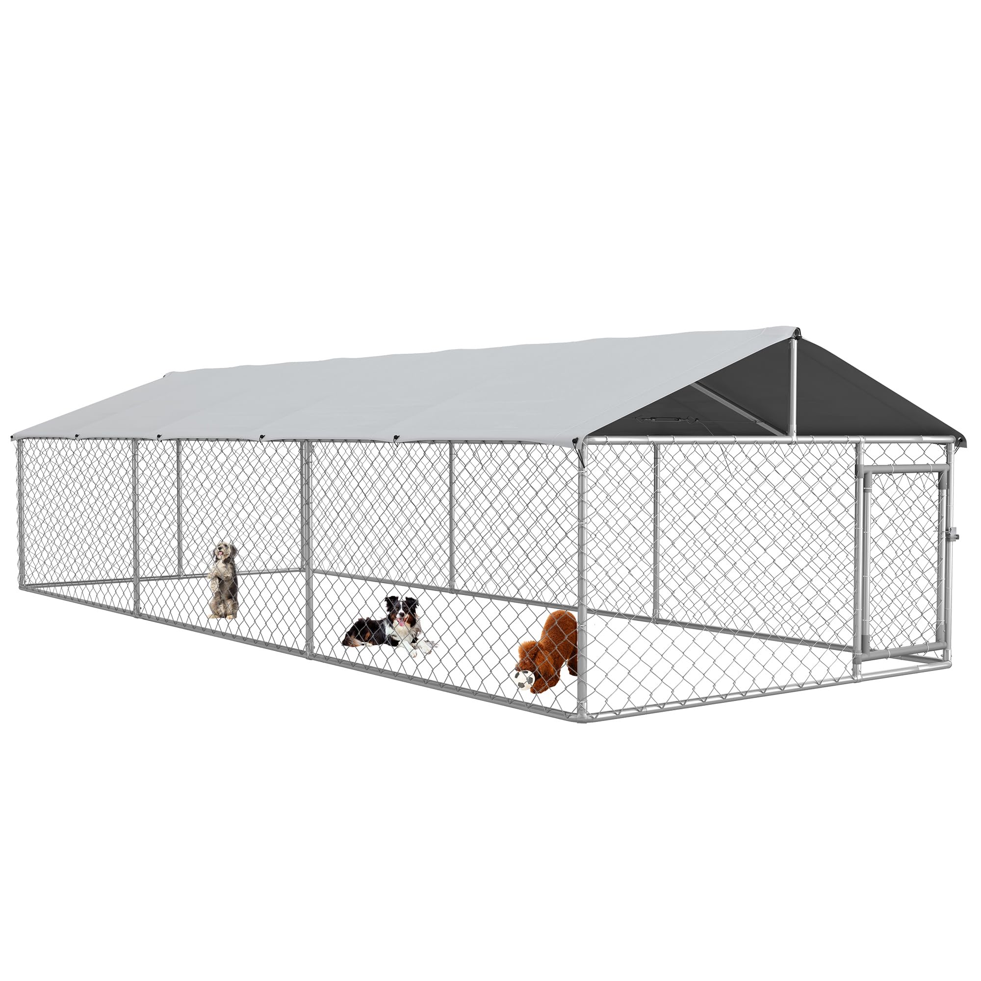dog&co 　POINT-H Amazon.com: PawHut Outdoor Dog Kennel, Heavy Duty Dog Run