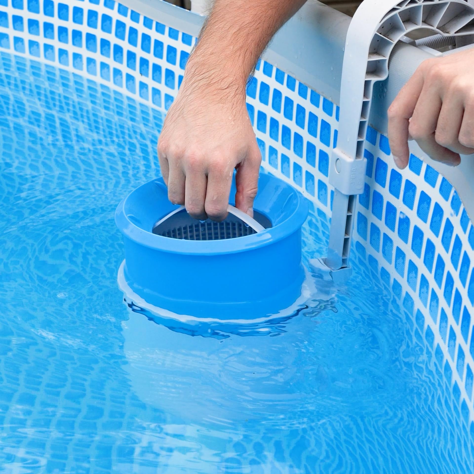 PureFlow Filtri Per Skimmer Piscina 17 Cm – 4 Pezzi – Prefiltro Per Insetti E Sporco Fine - 4