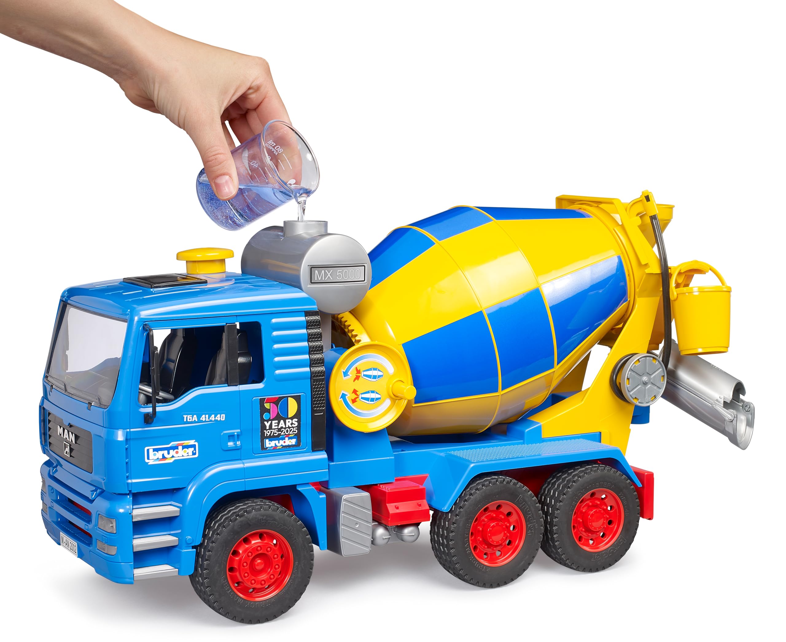 Bruder 01063 - Edición Especial 50 Aniversario Man TGA camión hormigonera - 1:16 vehículos, Camiones, vehículo de construcción