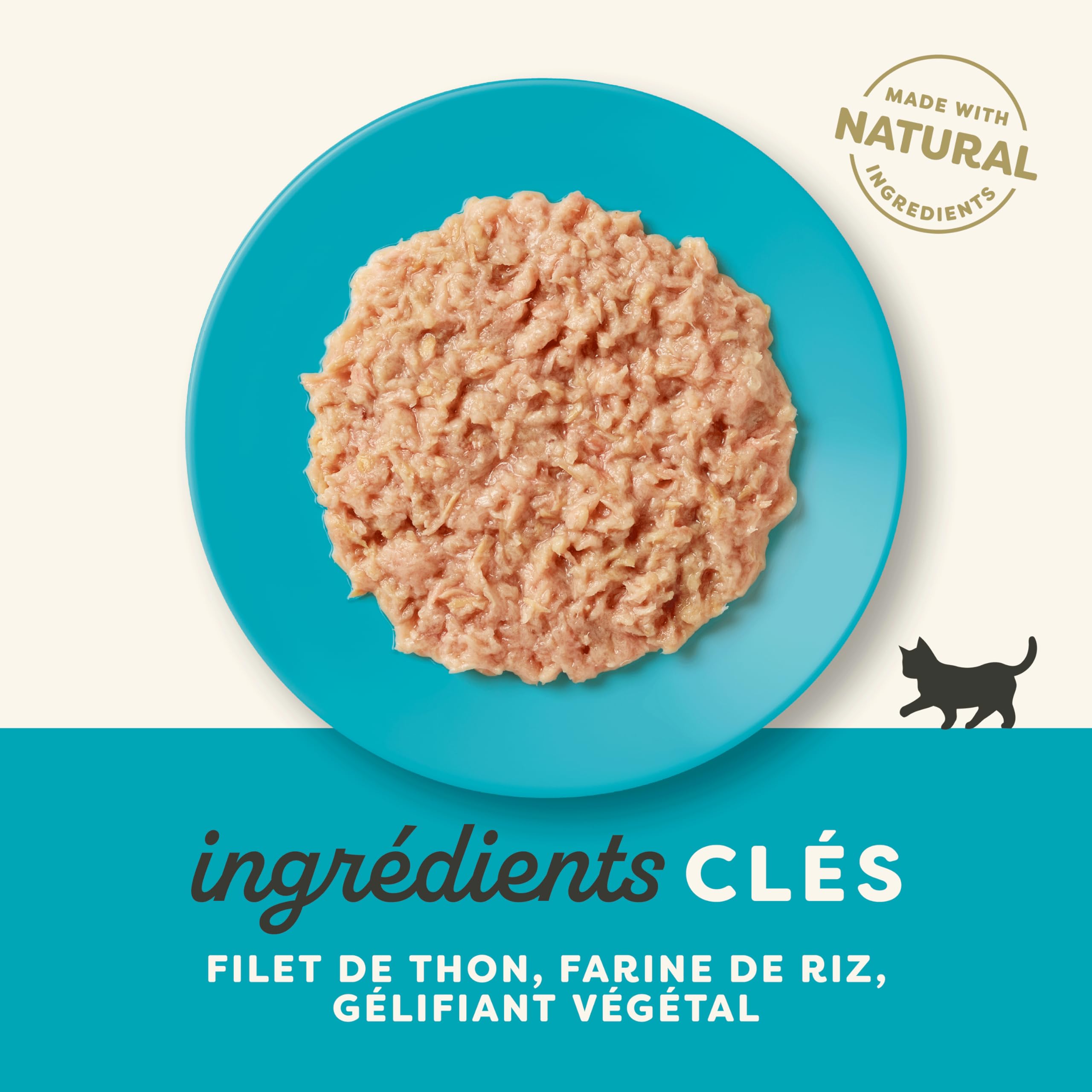 Applaws Natural Aliment Humide pour Chatons, Filet de Thon en Gelée - Pack de 24 x 70g Boîtes