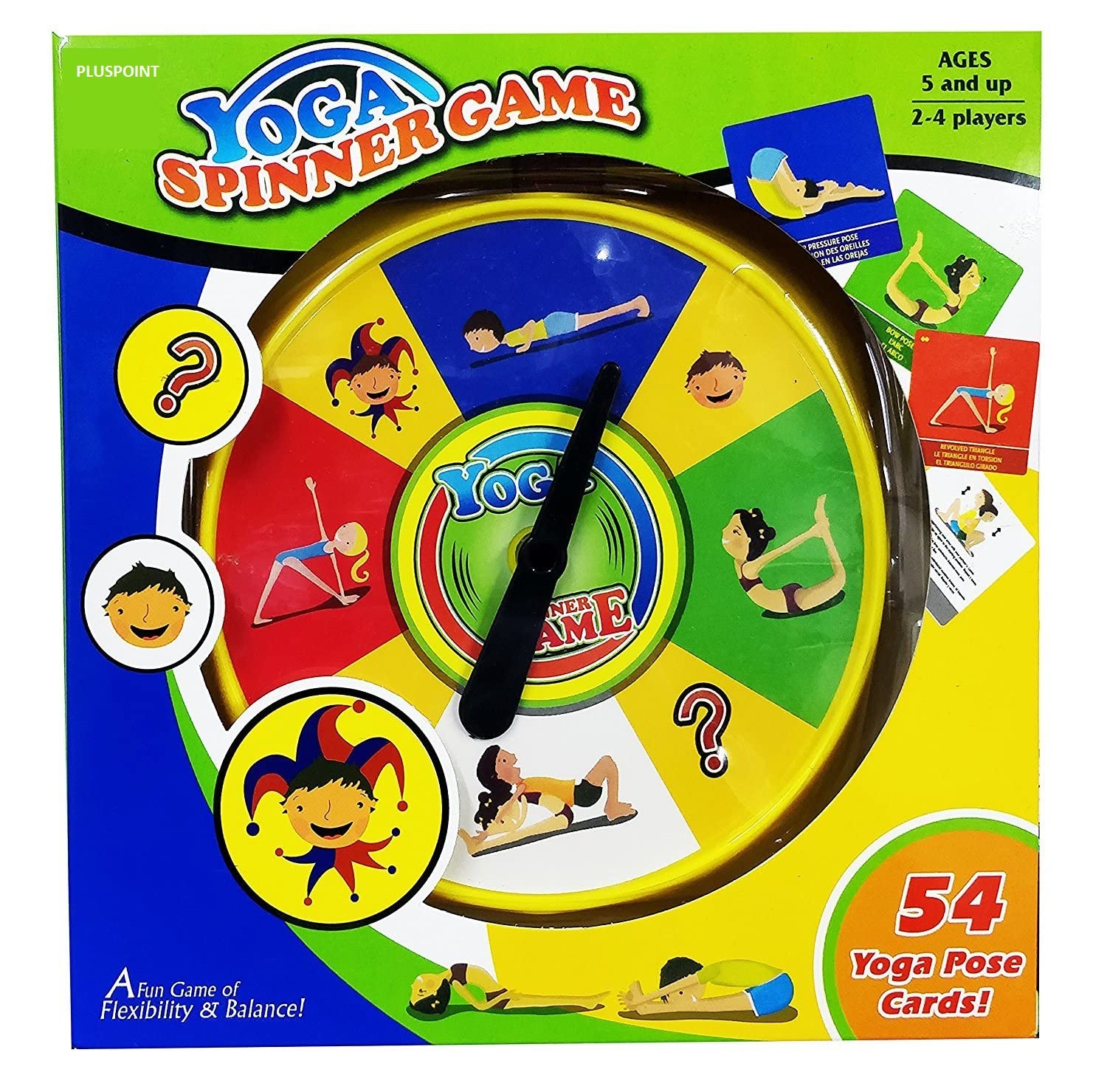 PLUSPOINT Yoga Spinner Game, Fun Exercise For Kids Workout, Spin & Stretch: The Ultimate Yoga Spinner Game For Mindful Fun And Fitness! (Yoga)(Yoga Game), Multi (B09PRFZYZD) Amazon Price History, Amazon Price Tracker