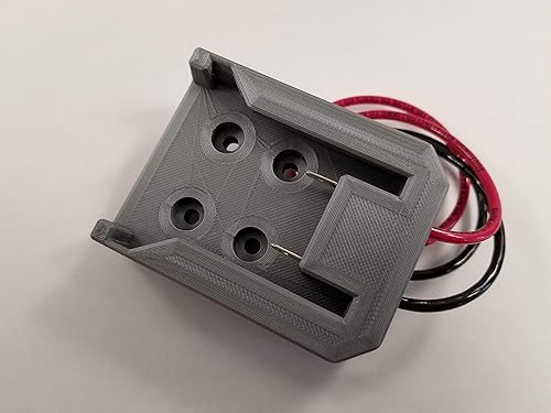 Miniatura 2 de Adaptador de ruedas eléctricas hecho en Estados Unidos para Milwaukee M18 batería montaje de alimentación conector Dock Holder w 12 awg cables