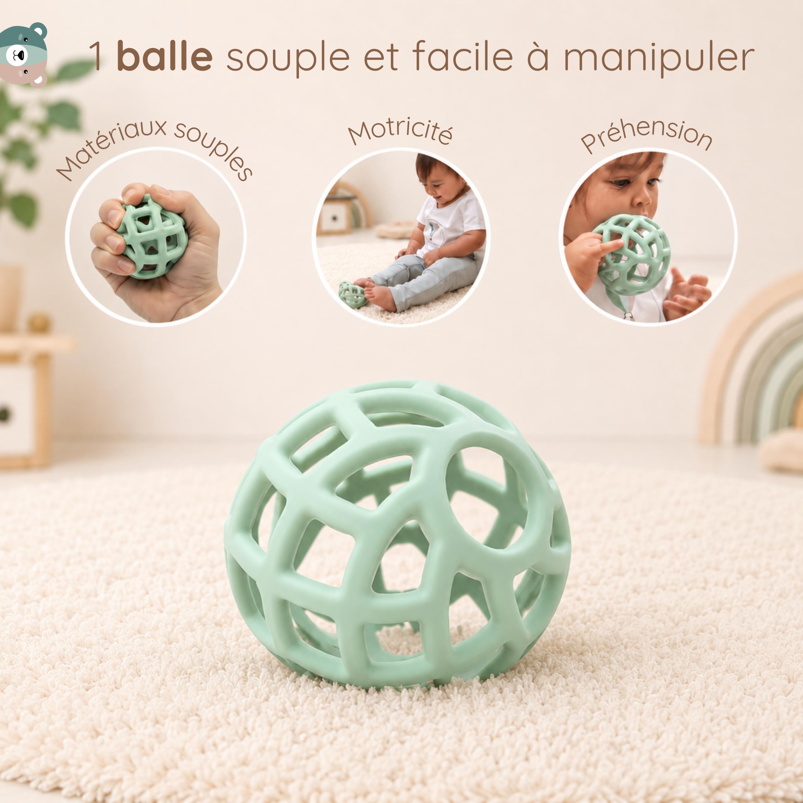 LITTLE EXPLORER - Jouet Eveil Bebe Montessori Cadeau Naissance 0-36M