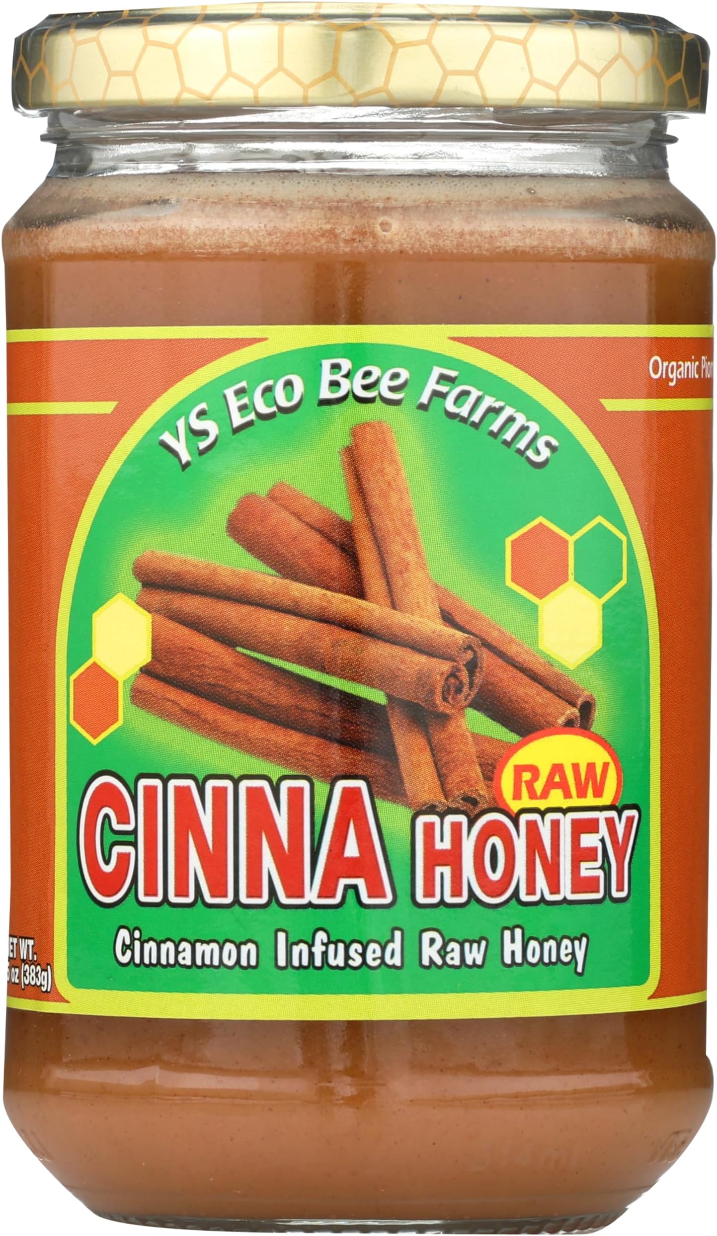 Raw Cinnamon Infused Honey, 13 OZ