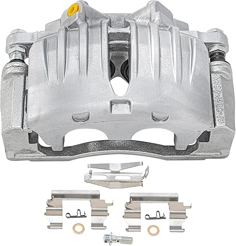 Miniatura 3 de Detroit Axle - 2 pinzas de freno delanteras para Buick Rainier SSR Trailblazer GMC Envoy Isuzu Ascender Oldsmobile Bravada Saab 9-7X, reemplazo de 2