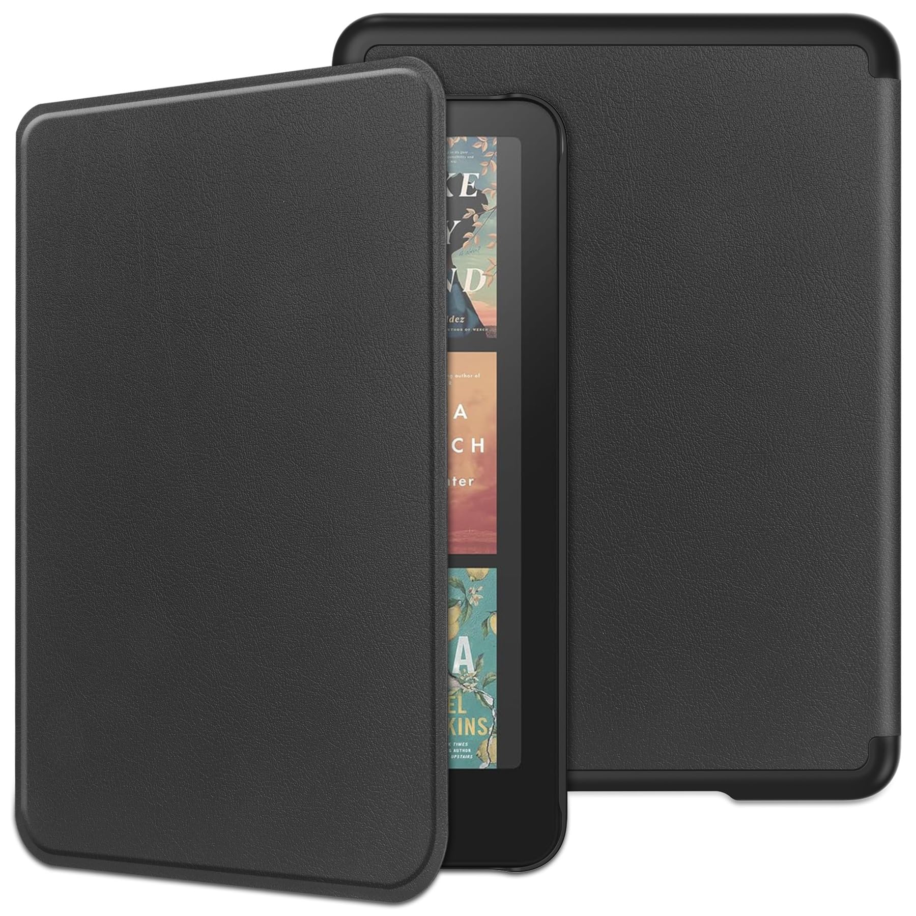 Étui de protection pour tablette Compatible avec Kindle Paperwhite (12e génération, 2024) 7" Étui Compatible with tablette intelligente à trois volets, étui de protection léger, coque arrière rigide e