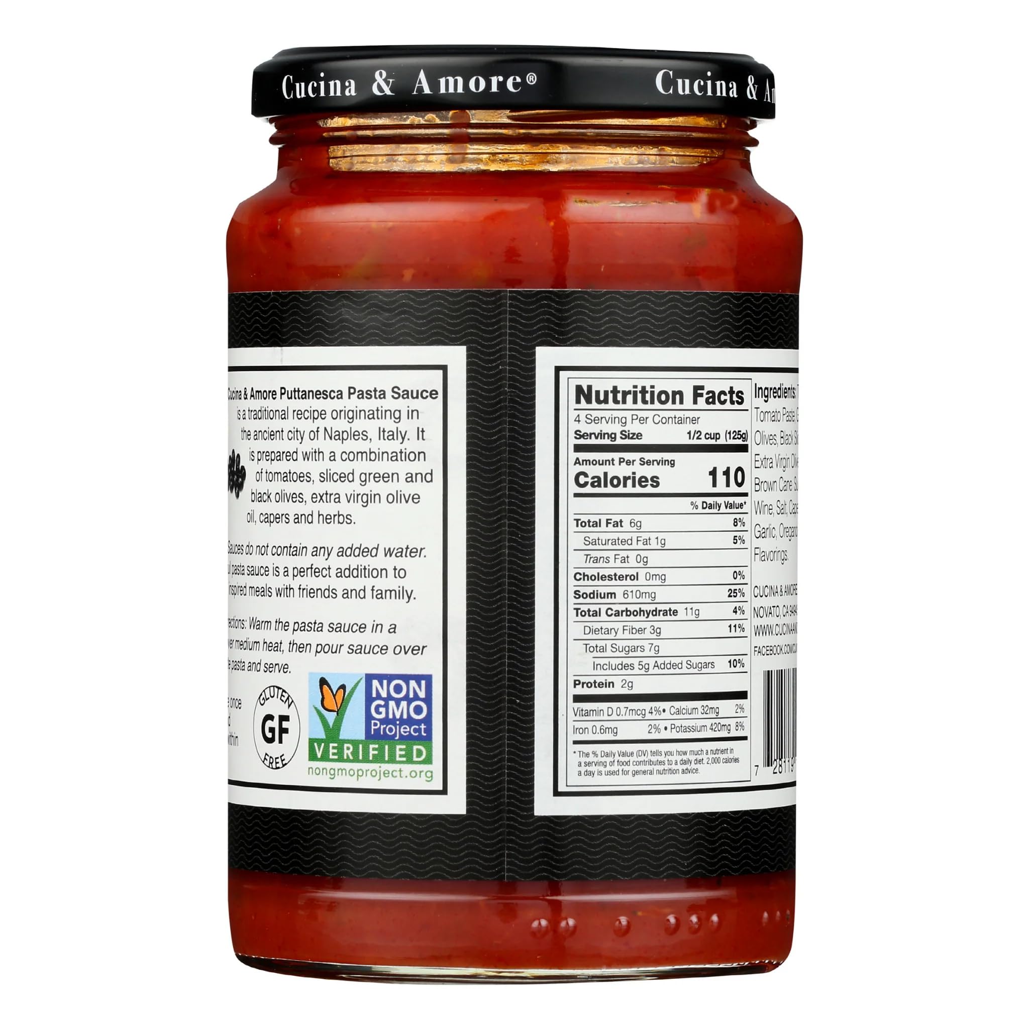 Cucinaamor C Amore Puttanesca Sce 1.05 Pound (Pack of 6)
