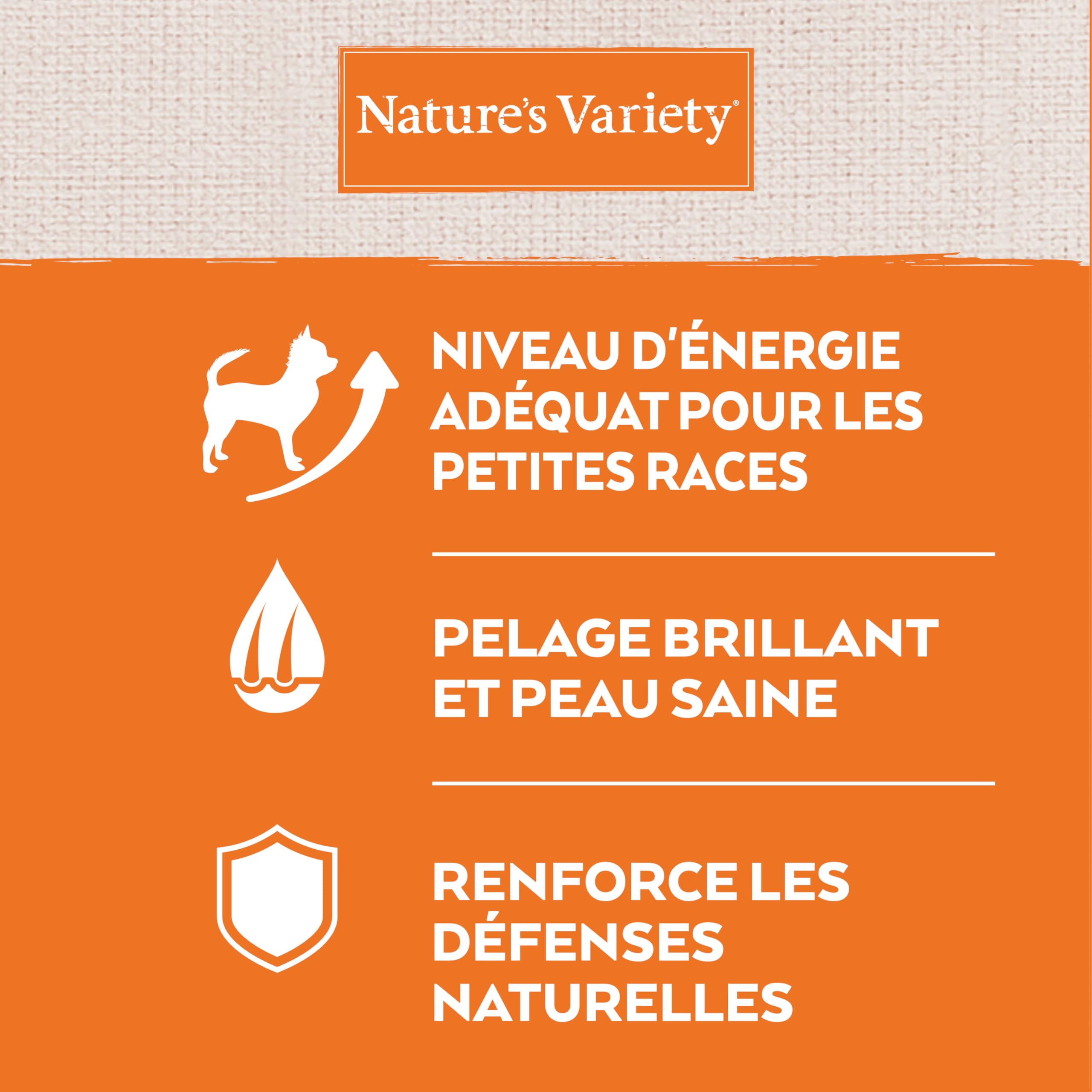 Nature's Variety No Grain Croquettes pour Chiens Adultes Mini - Poulet - 7kg