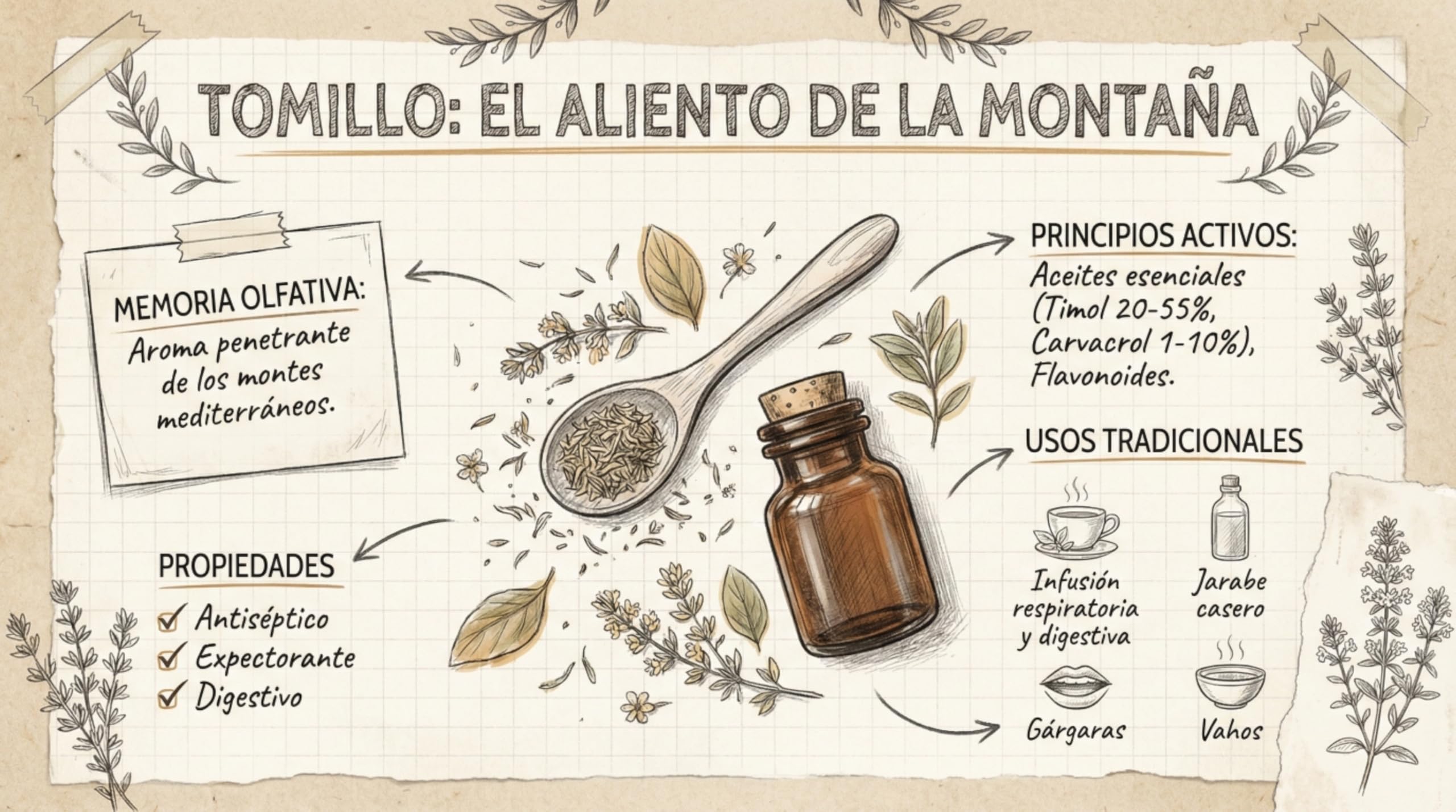 Tomillo Seco Hojas Cortadas · LA BOTICA Grado Herbolario · Envase a Granel 1 Ud 1kg · Infusiones y Recetas