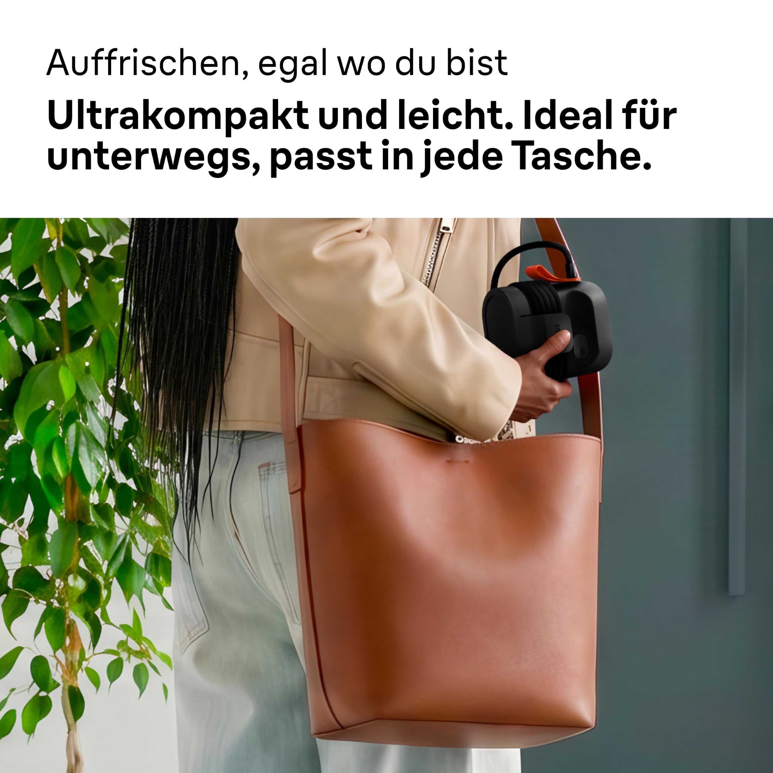 Braun QuickStyle mini - Dampfglätter, bis zu 20 g/min Dampfleistung,Schwarz