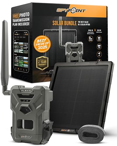 SPYPOINT Flex-M Solar Bundle Cellular Trail Camera