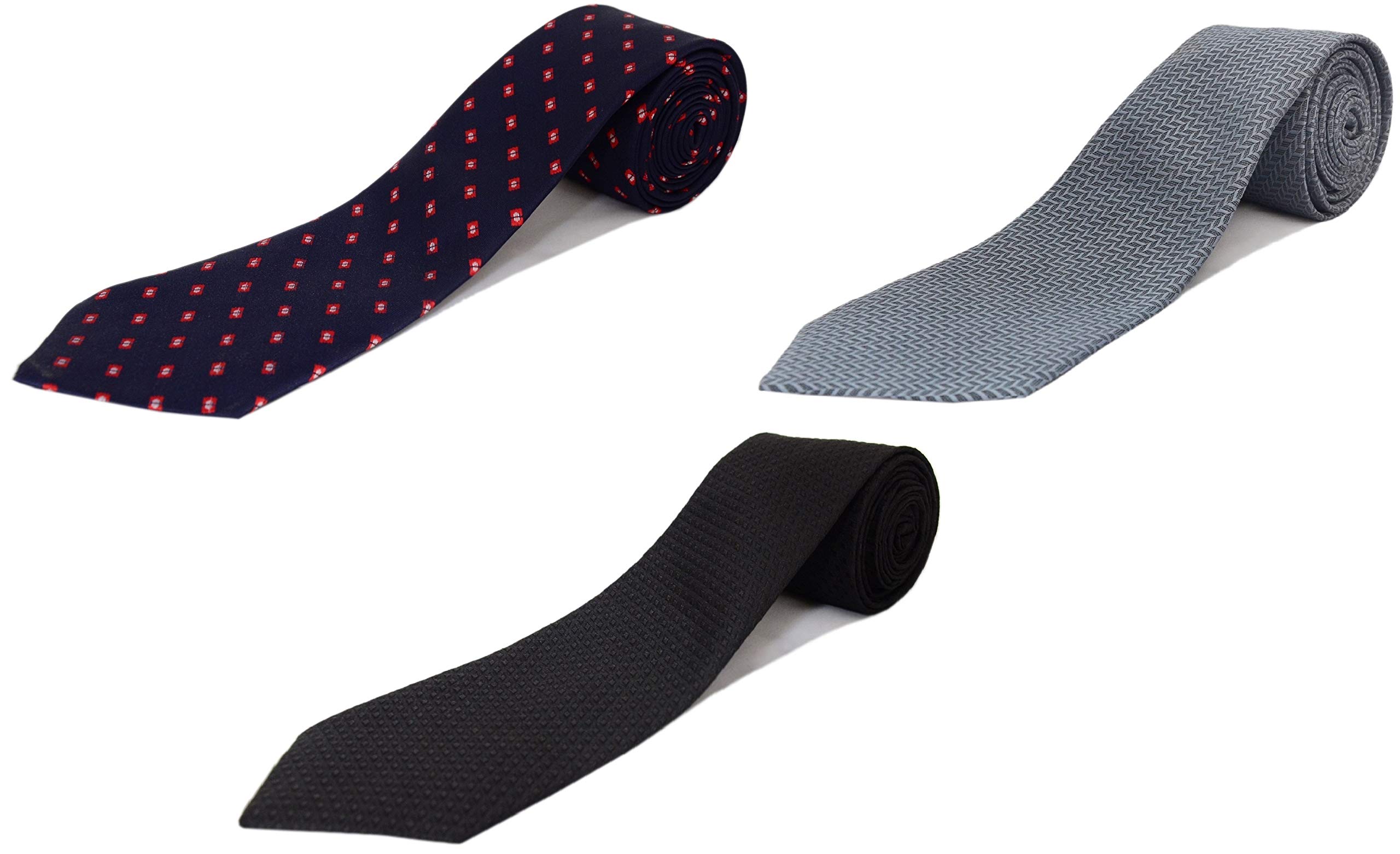 michelangelo Men's Tie (Multicolour) -Combo Pack of 3-picture-10