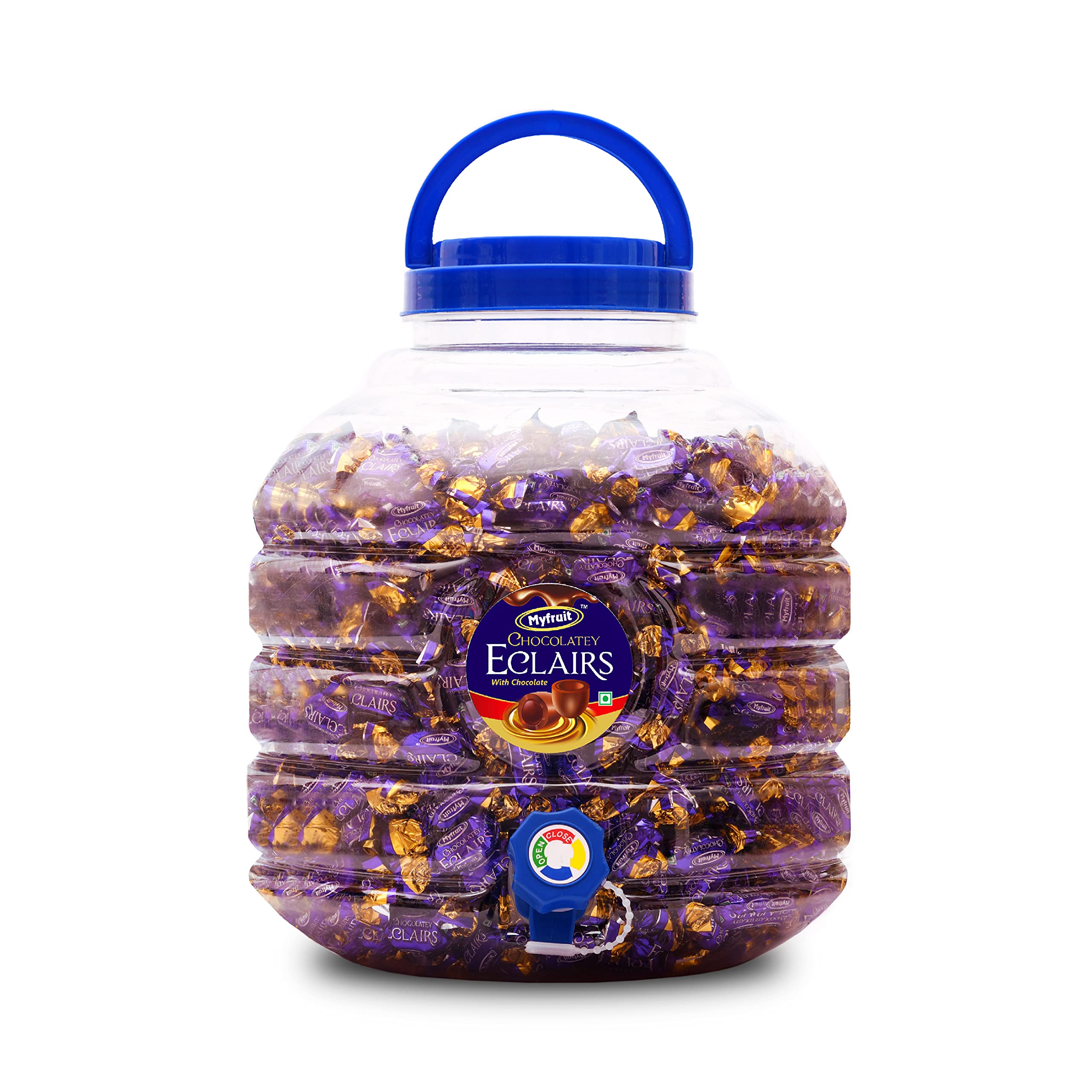 MyFruit Eclairs Chocolate Jar Eclairs Toffee Jar 1000 pieces in Eclairs Toffee 5 kg Jar Eclairs Candy | For Diwali Chocolates Ganesh Chaturthi Christmas Anniversary | For All Festivals (B09124GT6G) Amazon Price History, Amazon Price Tracker