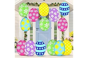 18 Pieces Large Easter Decor Outdoor Yard Decoration