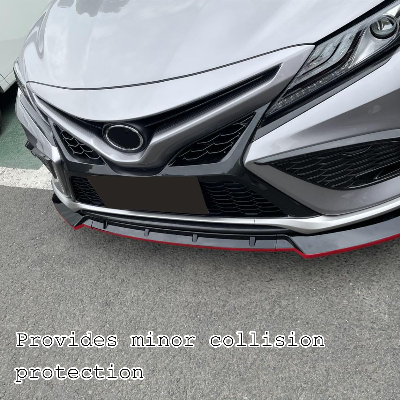 Parachoqu Delantero Negro Brillante Para Toyota Camry