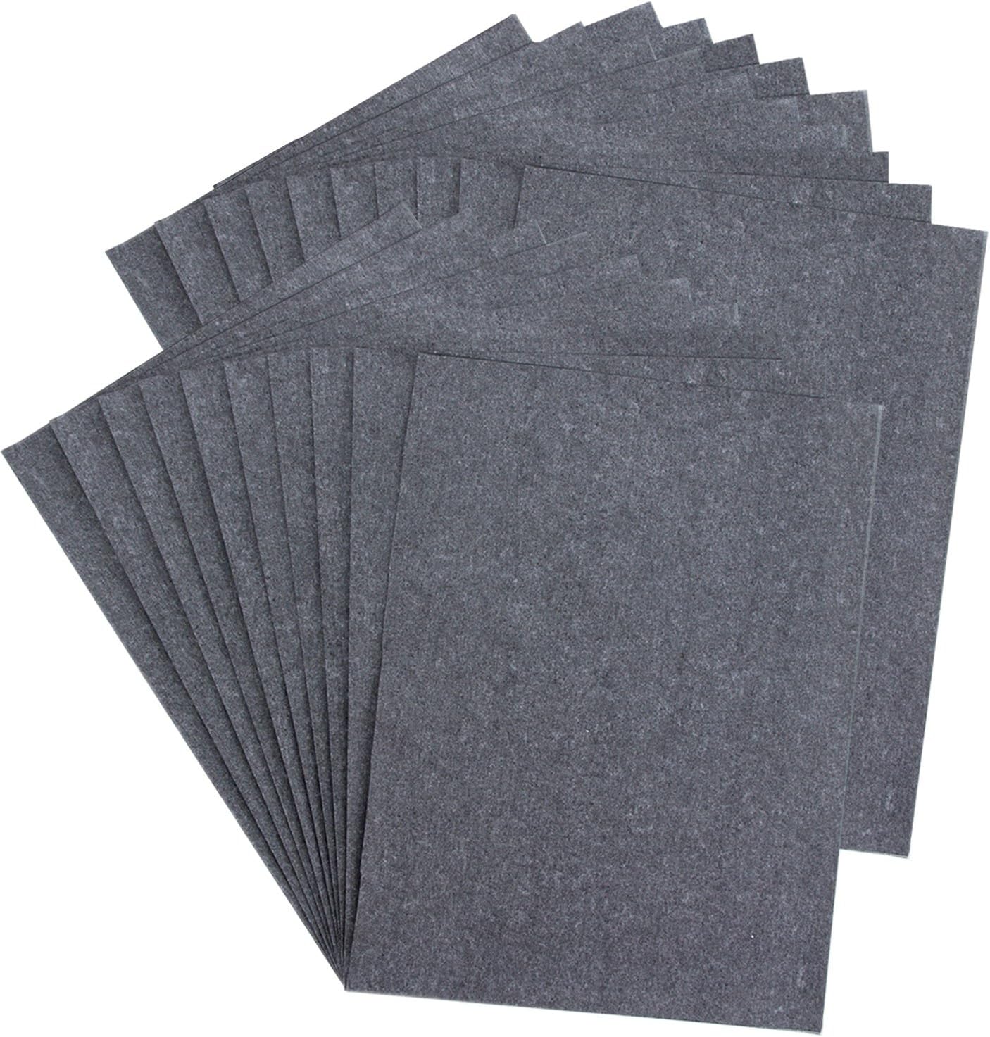 U.S. Art Supply Graphite Carbon Transfer Paper 9" x 13" - 25 Sheets - Black Tracing Paper for All Art Surfaces