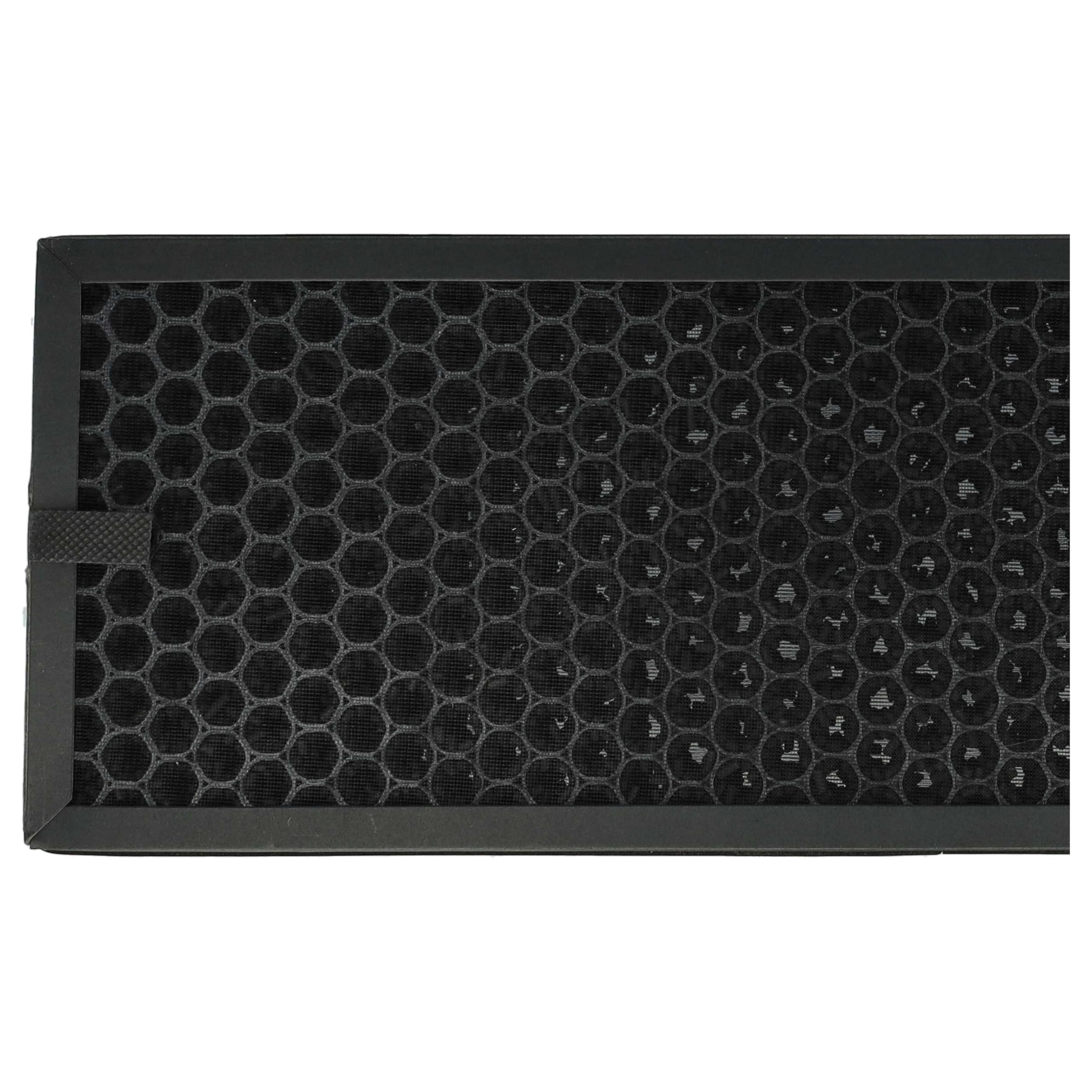 vhbw 4 x filtr z węglem aktywnym kompatybilny z Braun Scan & Clean BFD104BE | Scan & Clean BFD104BE2 oczyszczacz powietrza – filtr powietrza, czarny