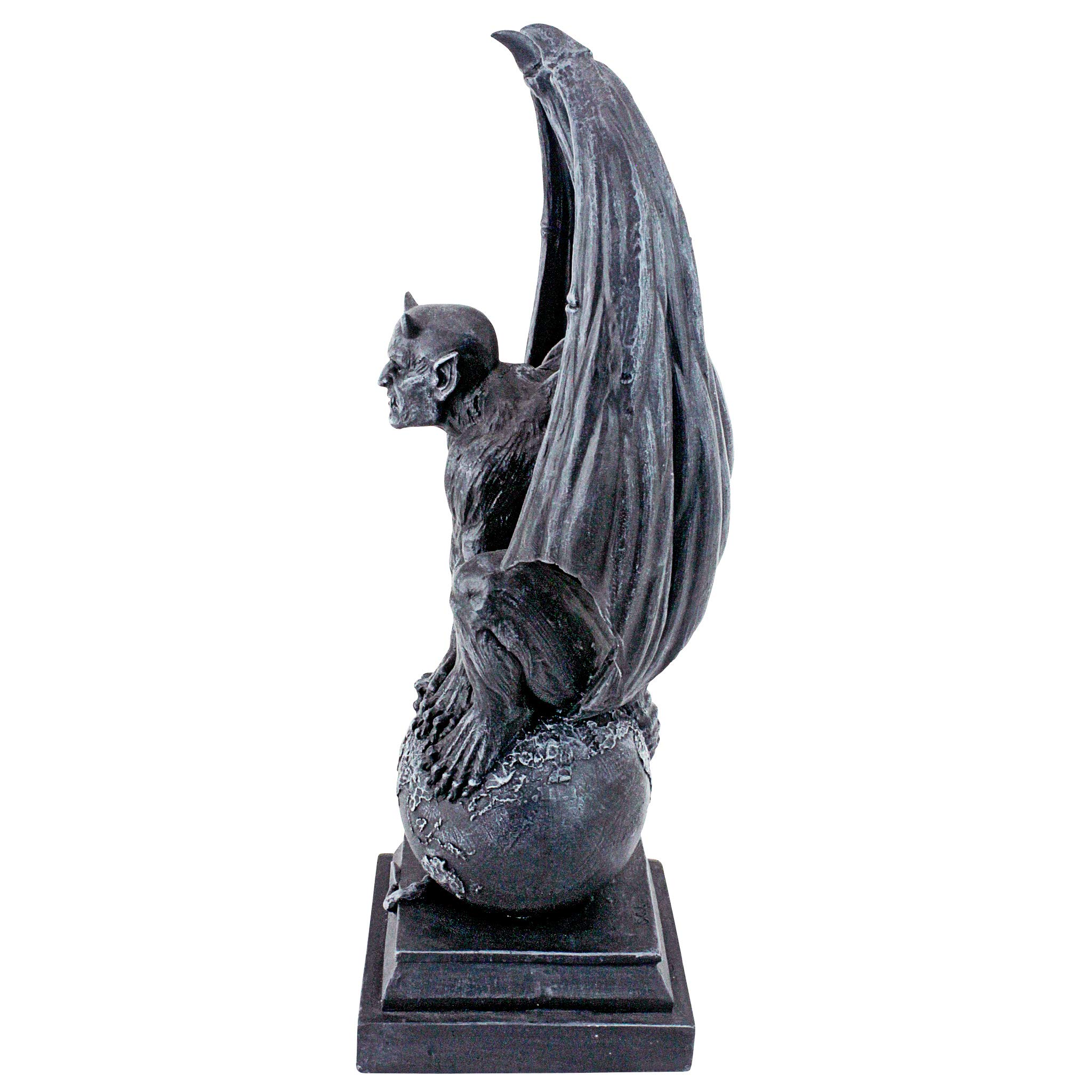 Design Toscano Sokrates-Gargoyle Figur – Handbemalte Deko Für Garten & Wohnung