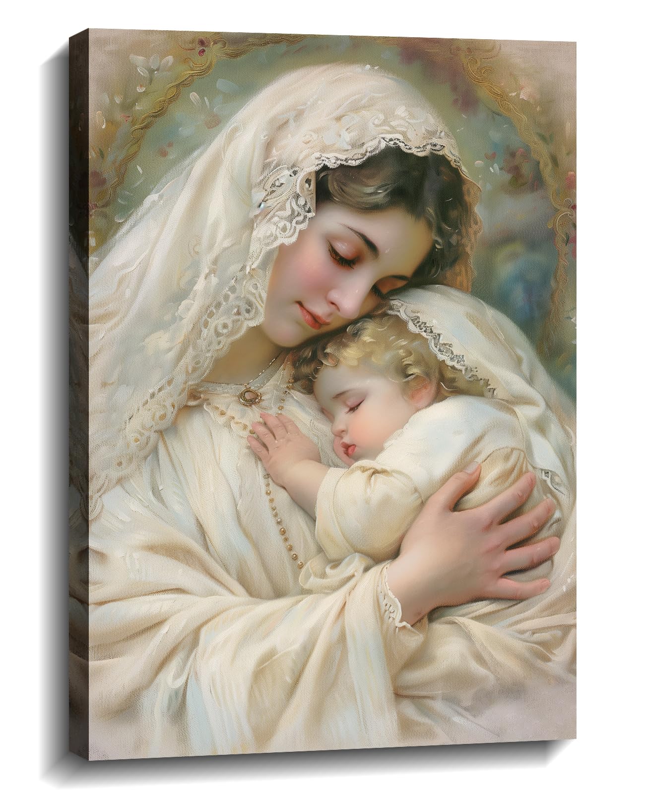 Amazon.co.jp: KPLUNDO 聖母マリア ウォールアート 母マリア 赤ちゃん