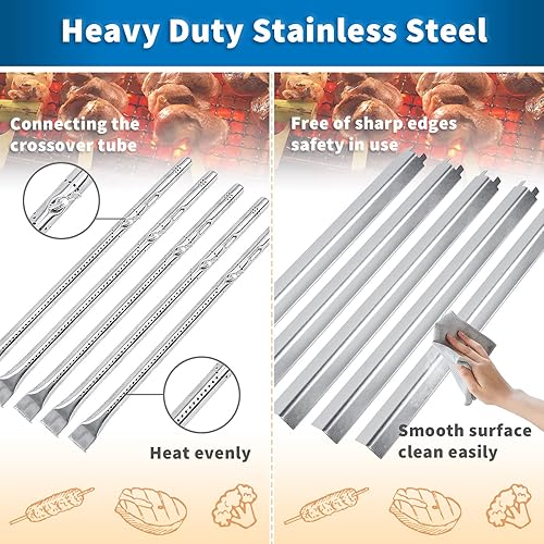 Miniatura 6 de Uniflasy Recambios de parrilla para Charbroil Performance 463448021 463449021 463365021 5 quemadores 463351021 463352521 4633521 4quemador de