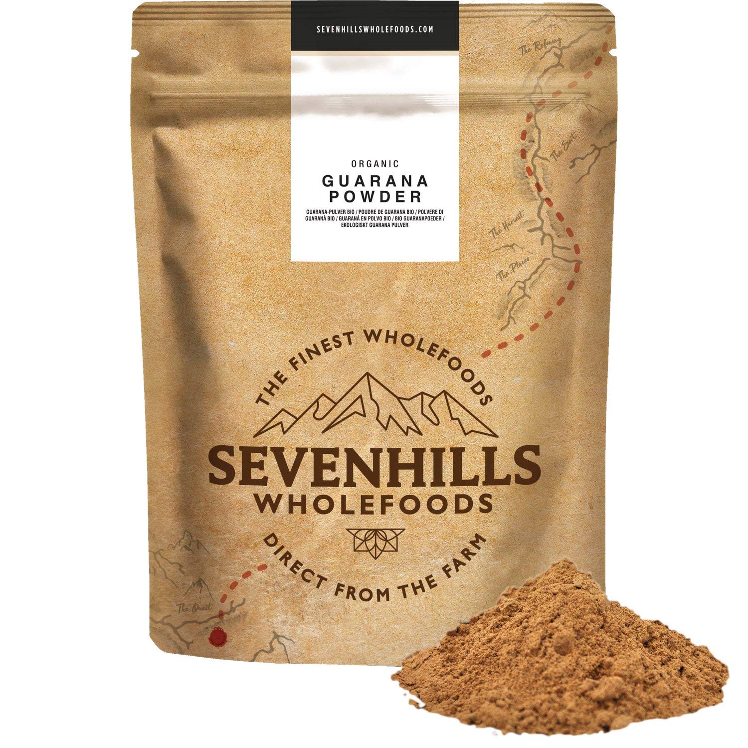 Buy Sevenhills Wholefoods Raw Guarana Powder 1kg, Natural,Based Energy