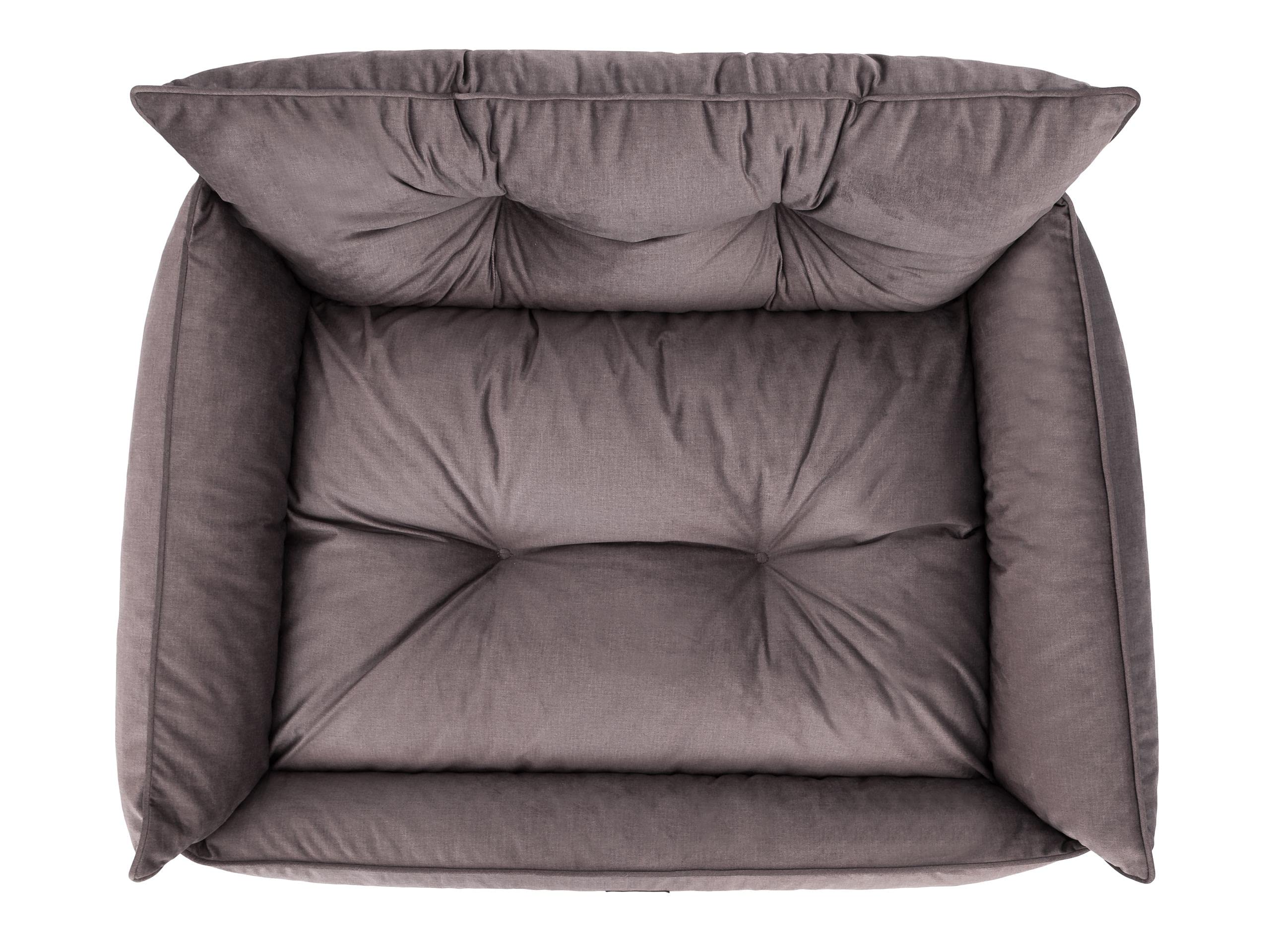Cama para perros, cama para mascotas, cojín acolchado para perros, cama para perros, colchón para mascotas, sofá para perros, colchón, marrón, XL, 82 x 63 cm