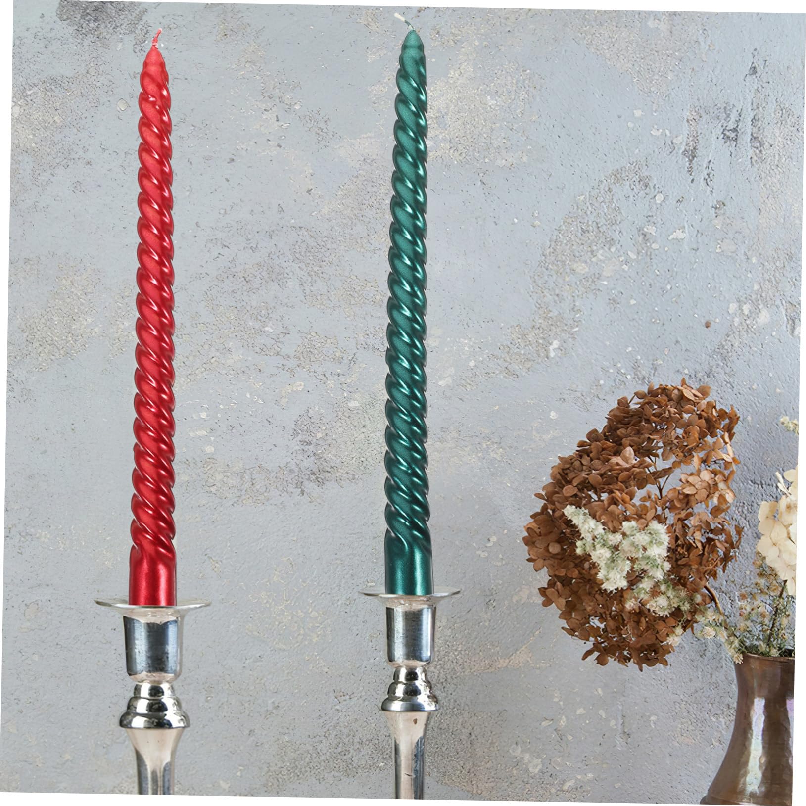 12pezzi Candela Lunga Elegante Da Decorazionper Feste Design Classico Per Matrimonio e Atmosfere Festive