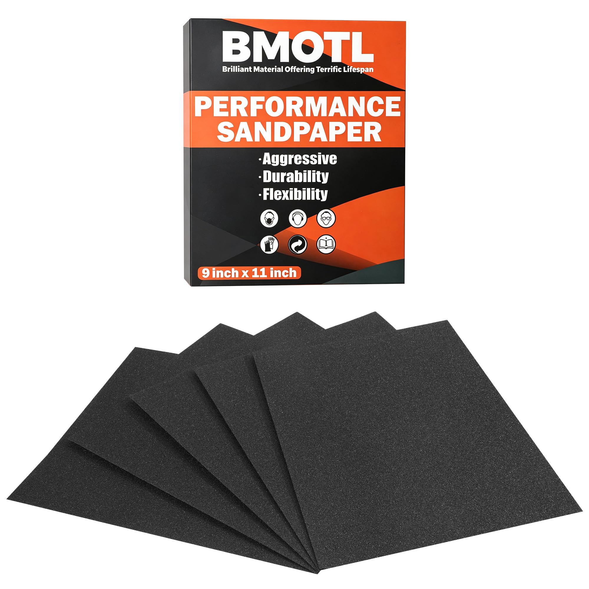 Sandpaper Sheets Assortment - 42 Pcs, 120-5000 Grit -16 Sandpaper Sheets Assortment - 42 Pcs, 120-5000 Grit -16