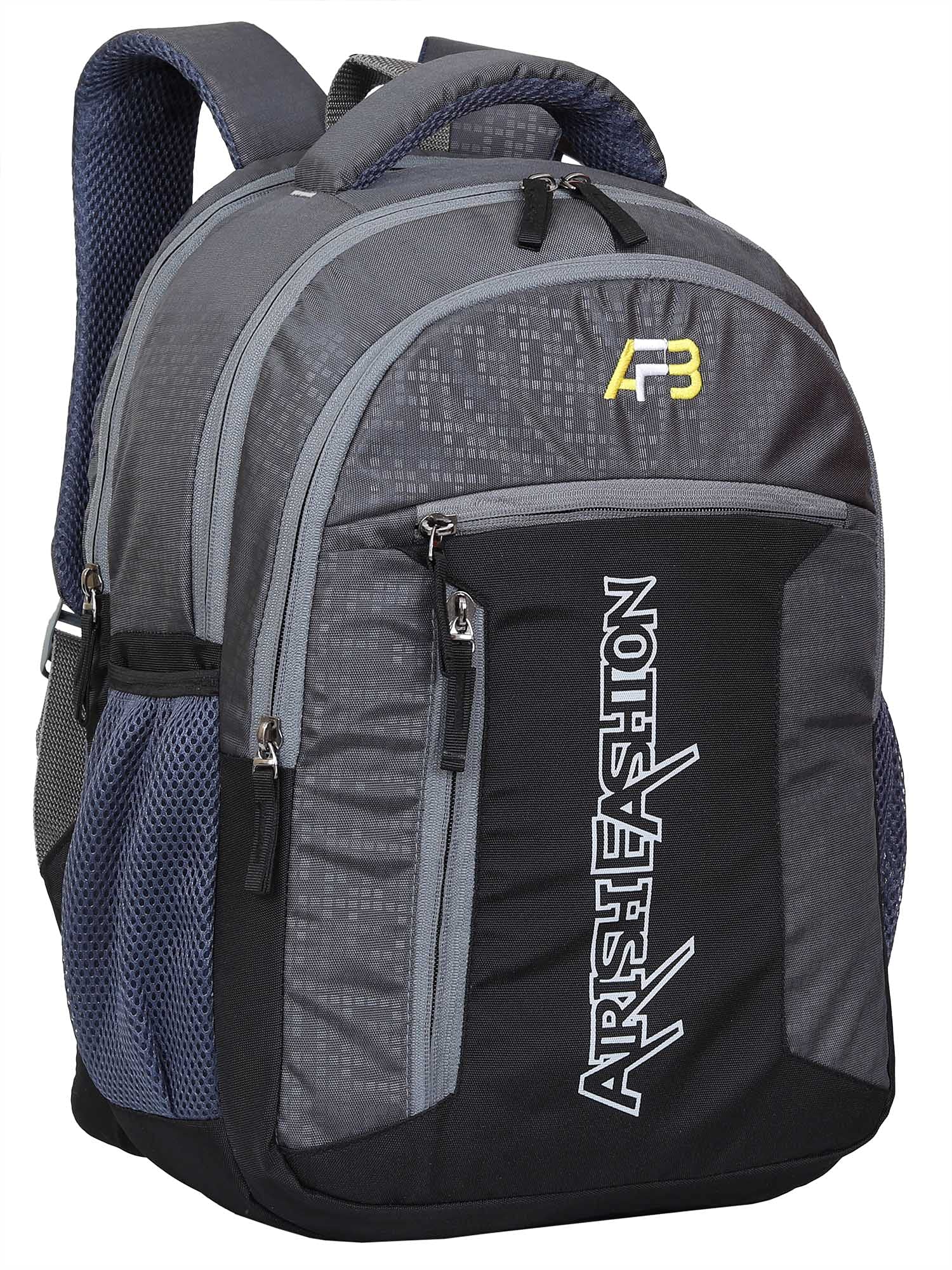 Airish, 35 Cm Laptop Backpack 35 Ltrs Large School Bag / Travel Bagpack Collage Bag (Grey), M (ARU-204) (B08D7DFBXC) Amazon Price History, Amazon Price Tracker