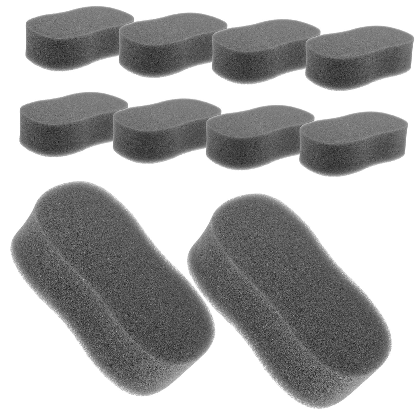 FOYTOKI 10pcs Sponge Hair Salon Hair Cut Duster Sponge Barbershop Hair Removal Duster for Stylists