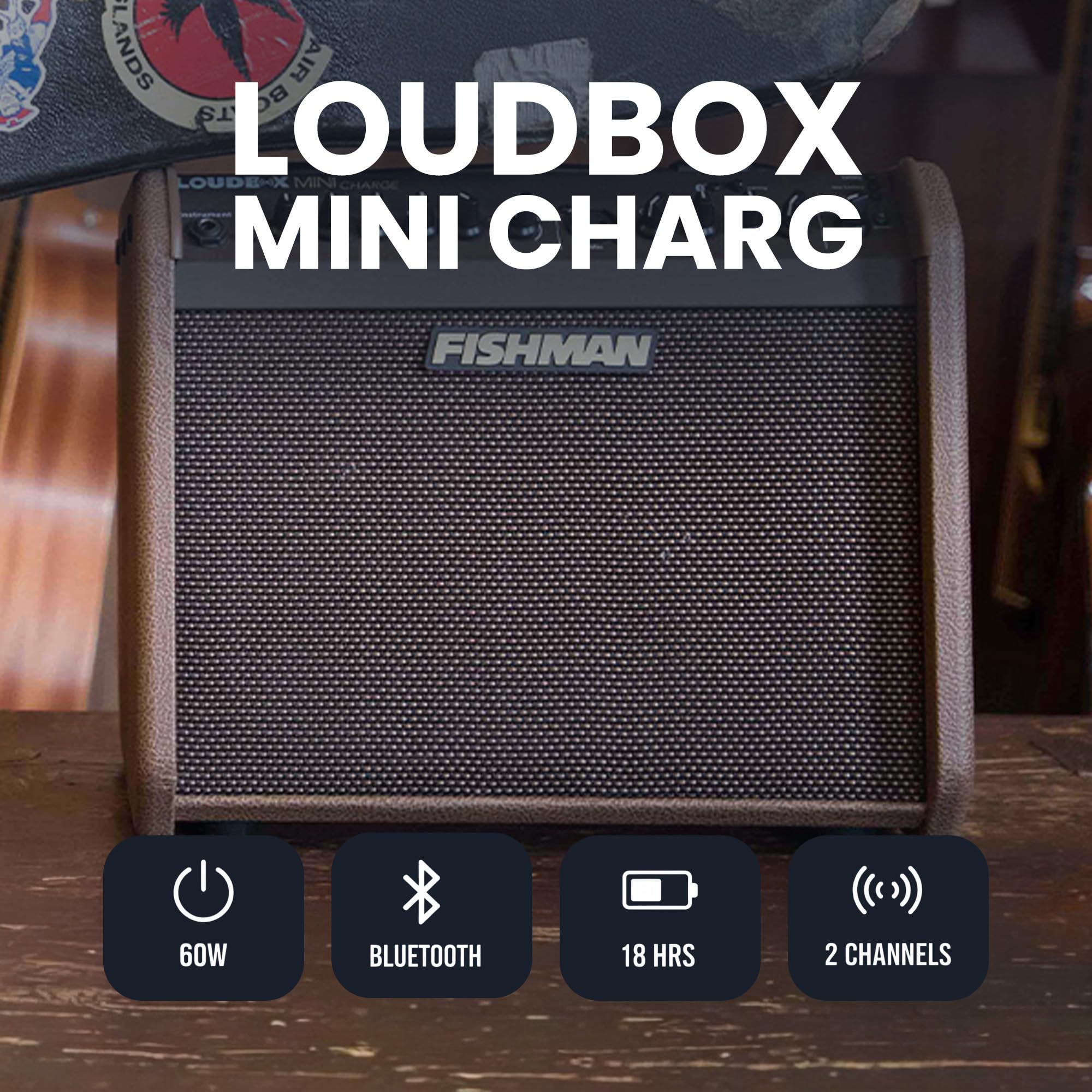 Amazon.com: Fishman Loudbox Mini Charge Battery-Powered 60-Watt