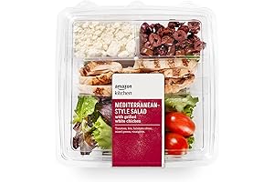 Amazon Kitchen: Flavorful Mediterranean-Inspired Salad with Savory Chicken
