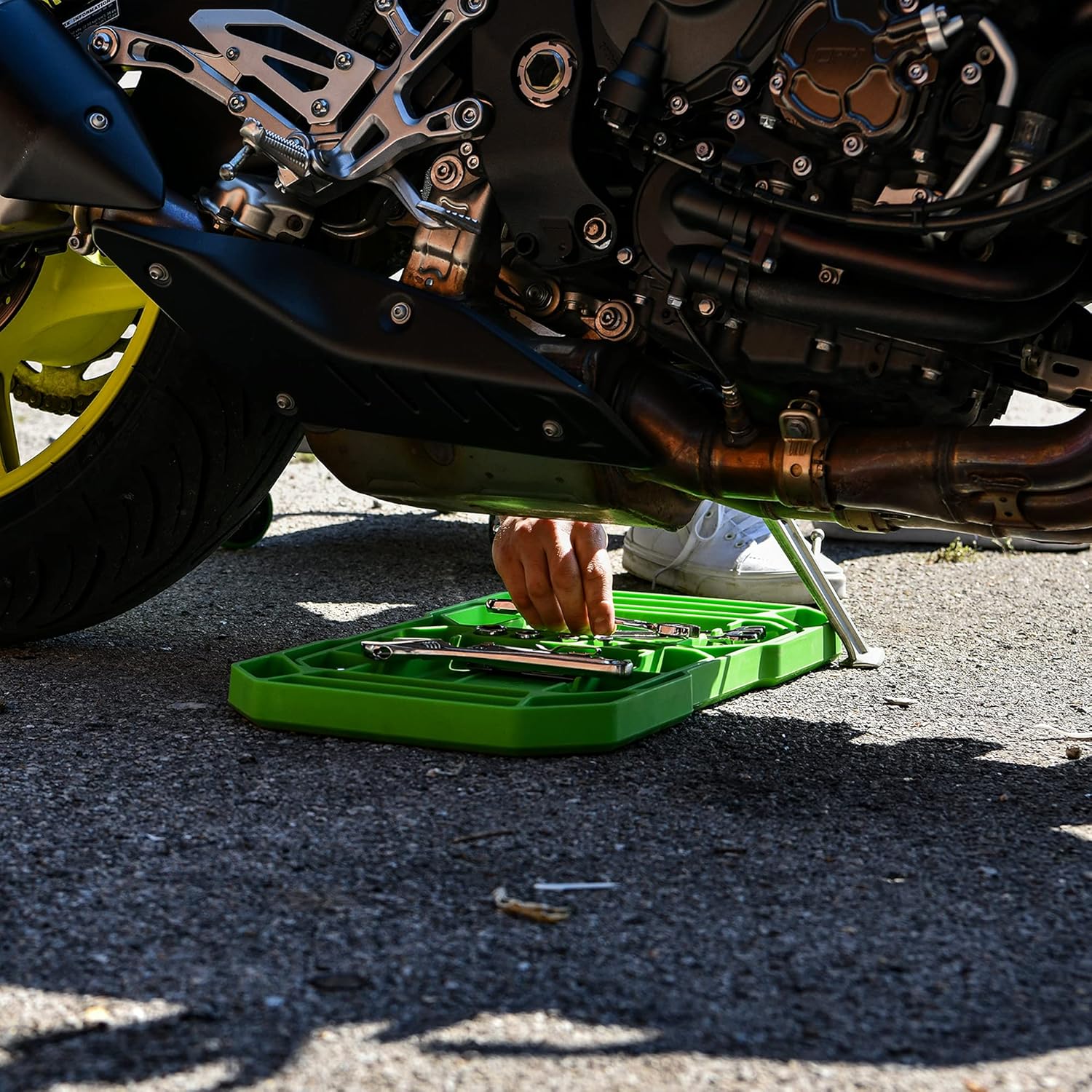 Flash Deals - 50% OFF Mychanic Nesting Non-Slip Silicone Tray Tool Organizer & Tool Storage Heat-Resistant Mat, Set of 3