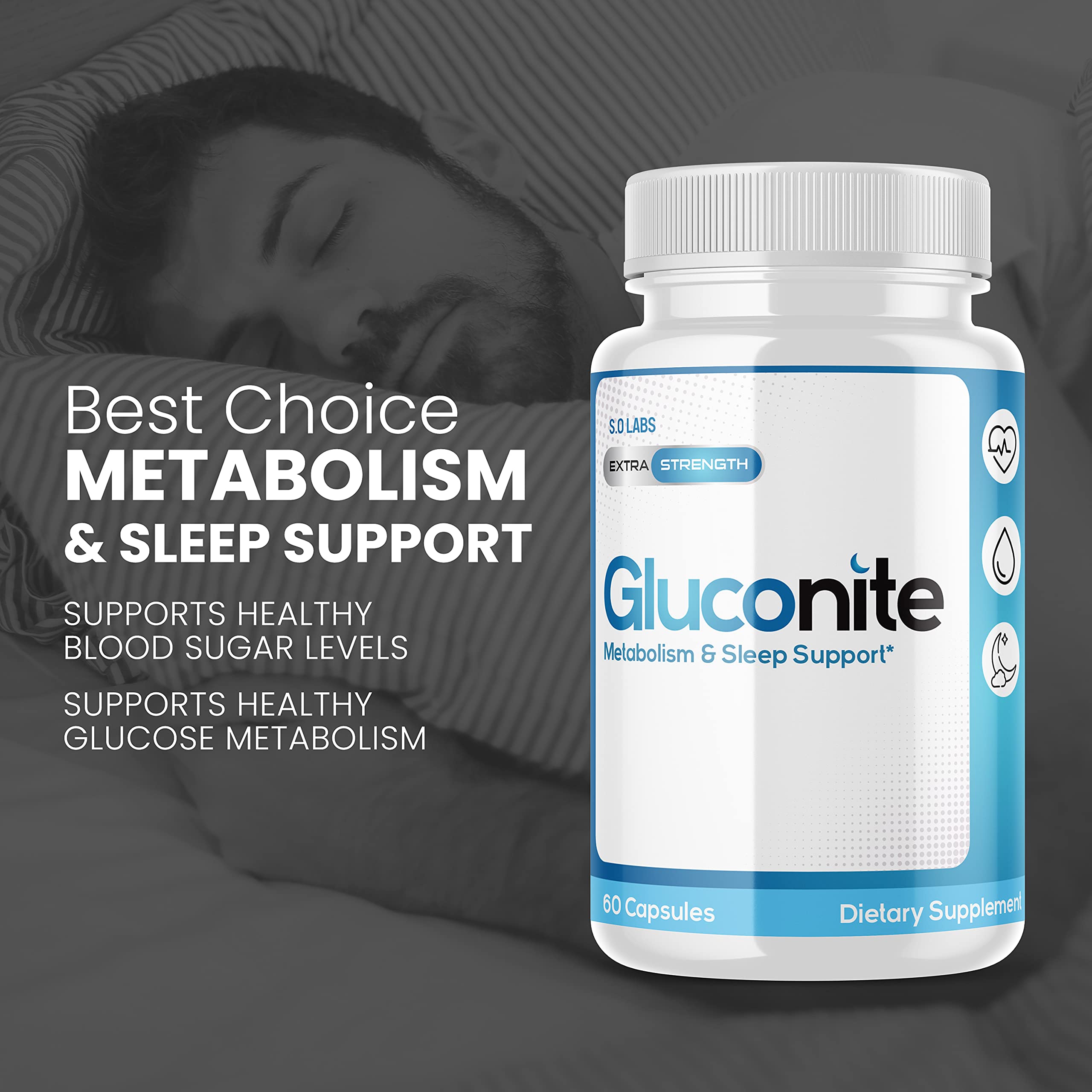 Buy (3 Pack) Gluconate Powder Gluconite Blood Sugar Support Sleep