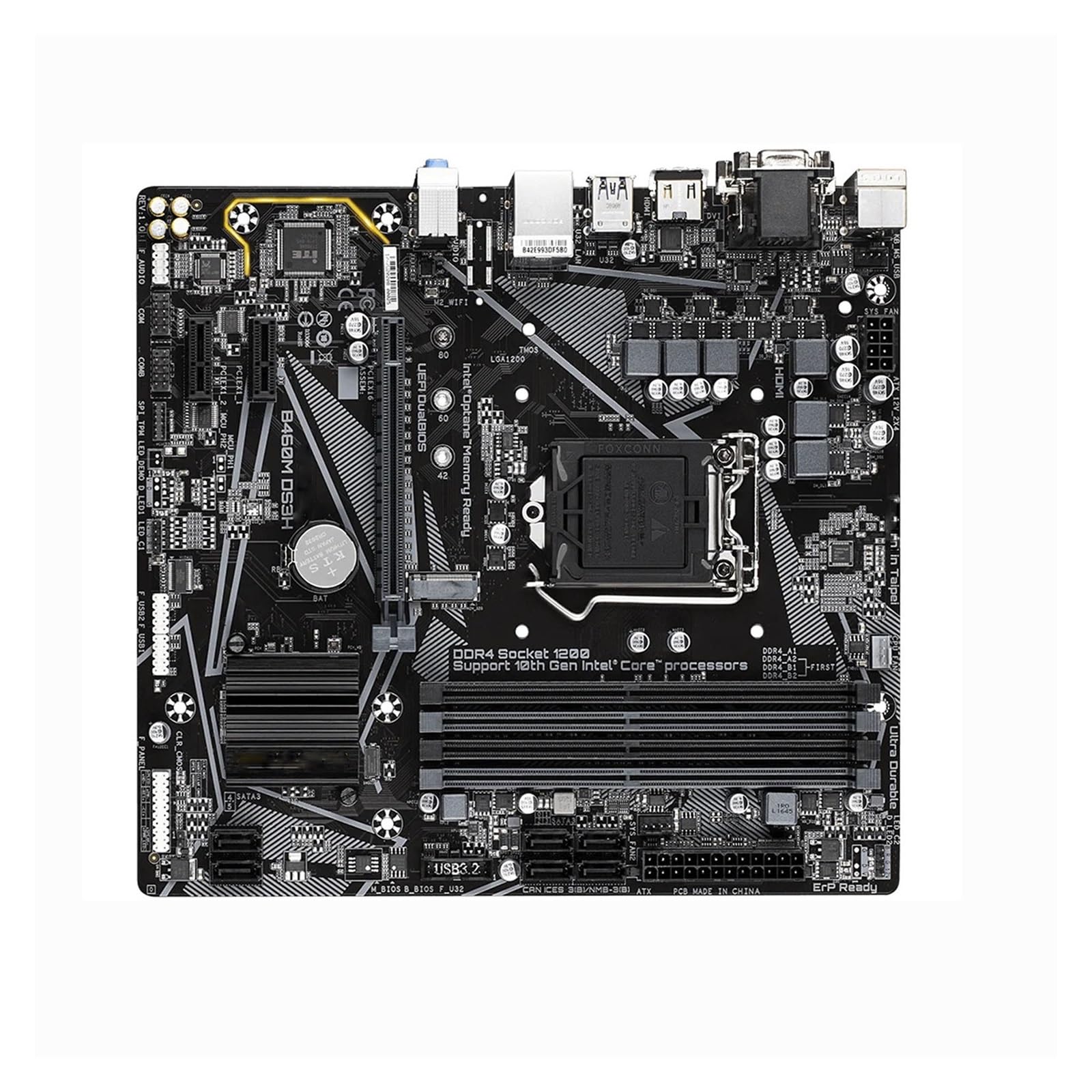 Carte Mere Carte mère Fit for Gigabyte B460M DS3H mATX, B460 DDR4 LGA 1200