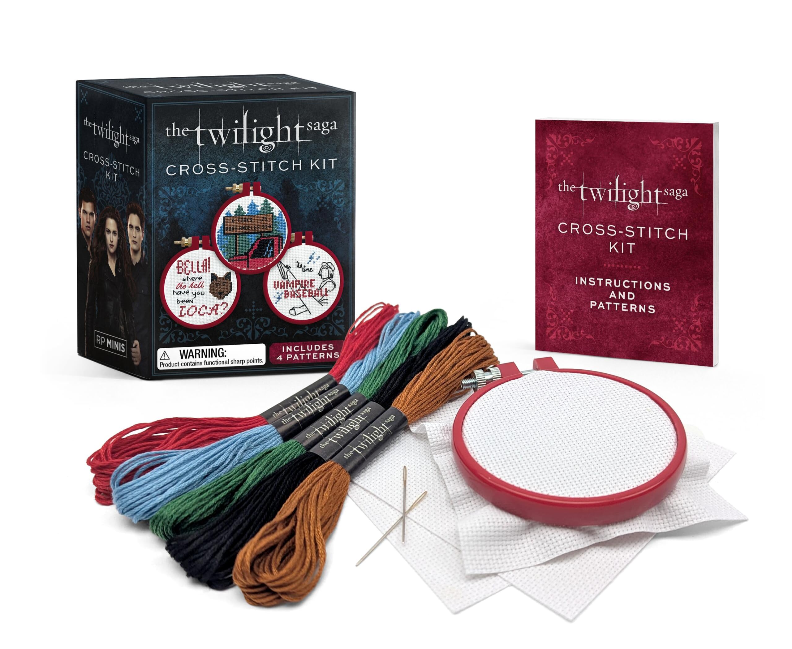 The Twilight Saga Cross-Stitch Kit: Includes 4 Patterns (Rp Minis)