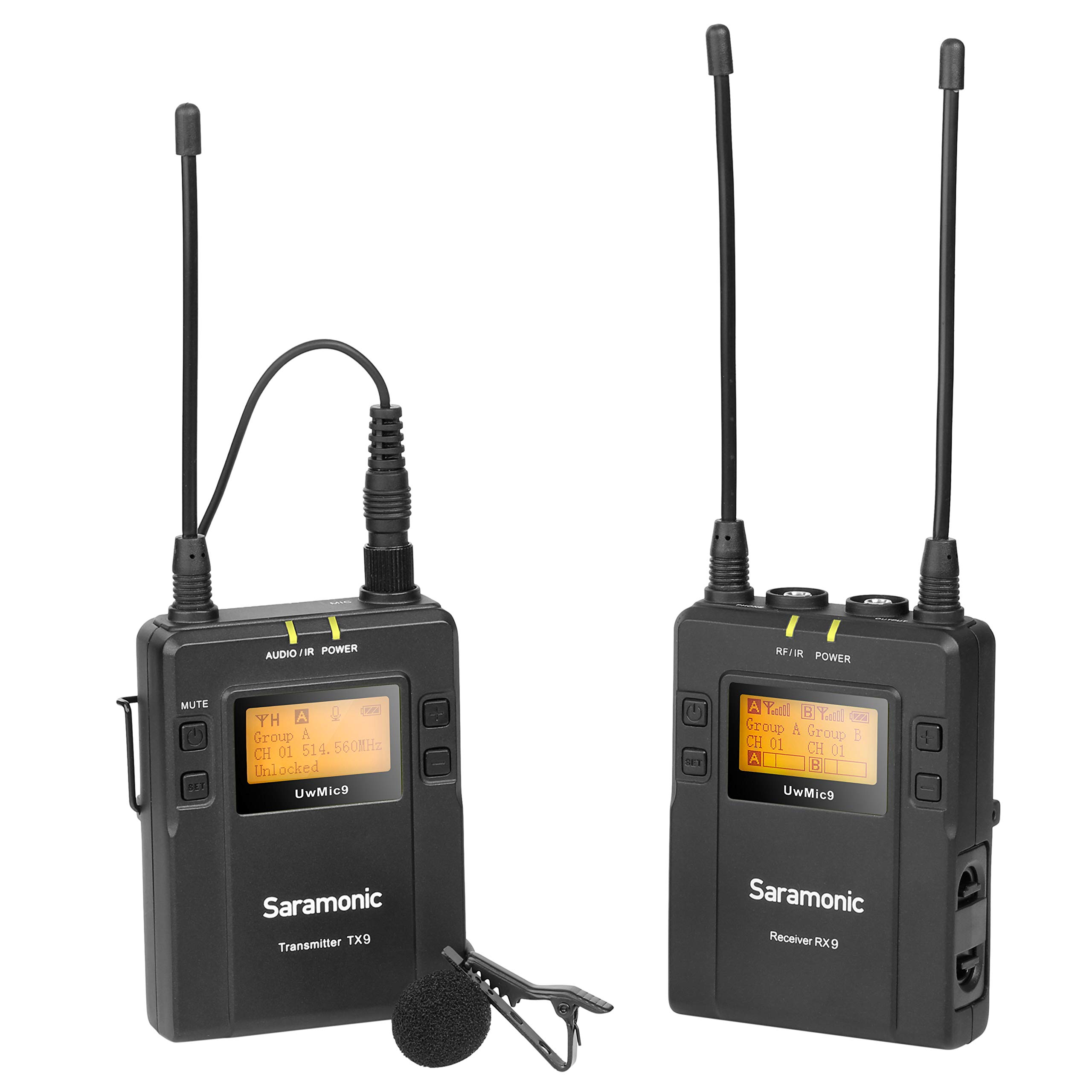 Buy Saramonic UWMIC9 RX9+TX9 UHF Wireless Lavalier Microphone System