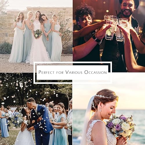 Miniatura 6 de Joyas de boda para novia, dama de honor, aretes colgantes de perlas y collar con dije, joyería nupcial para promesa de boda