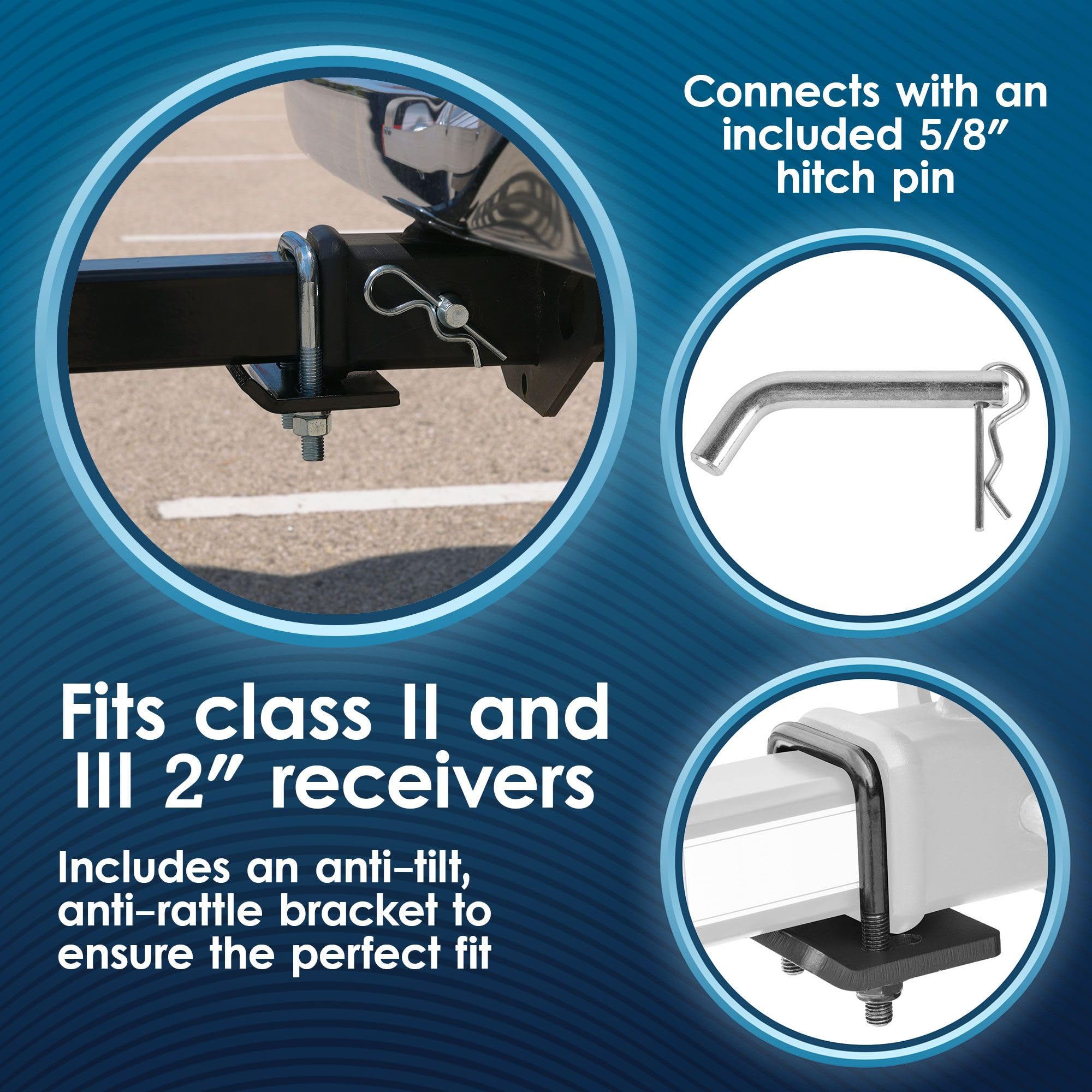 Wheelchair Scooter Carrier wRamp Car Truck SUV 500 lb Cap Silver Spring product thumbnail 6