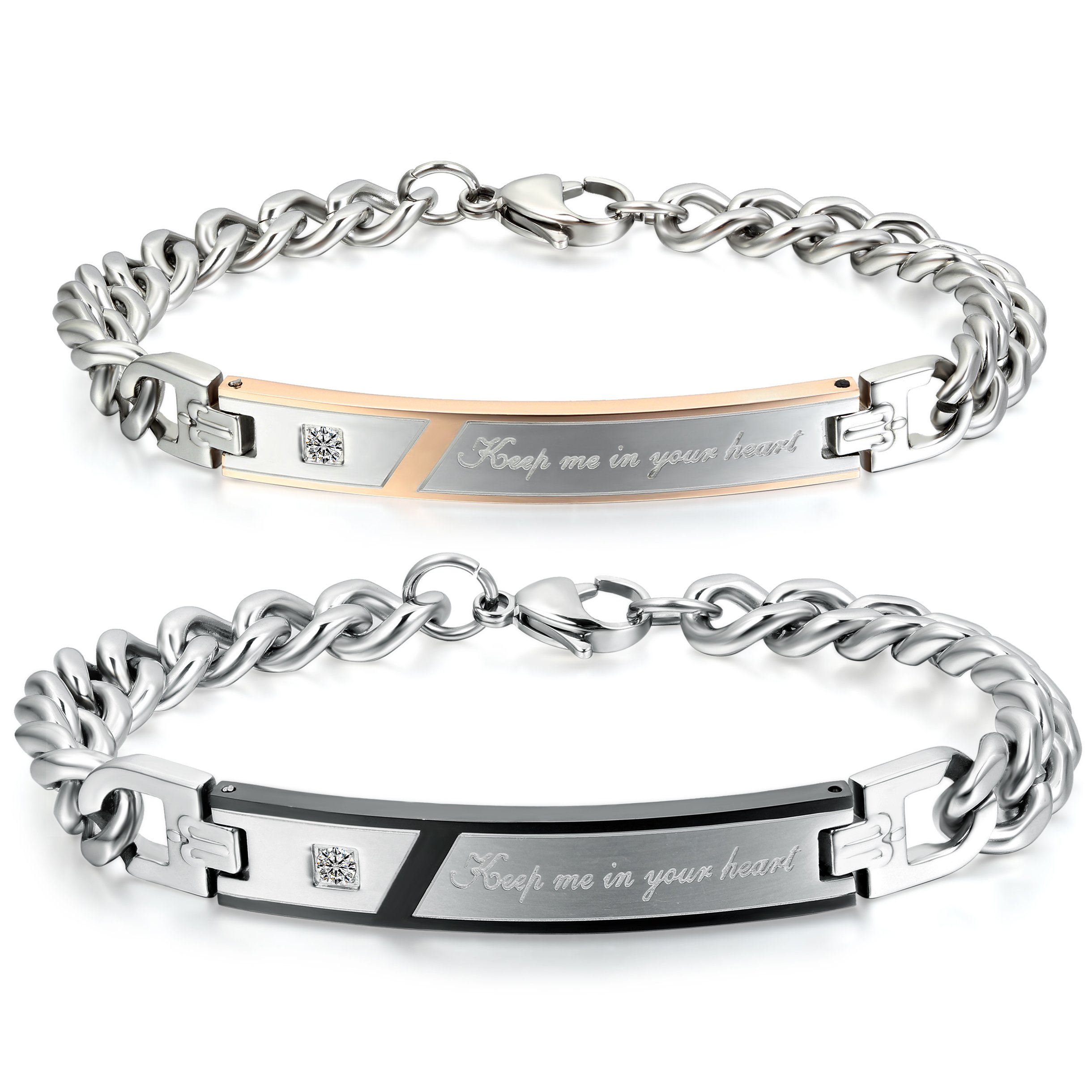 Bracciale WWJD Cosa Farebbe Gesù? – Gioiello Religioso In Acciaio Inox Per Donna – Regalo Di Fede - 3