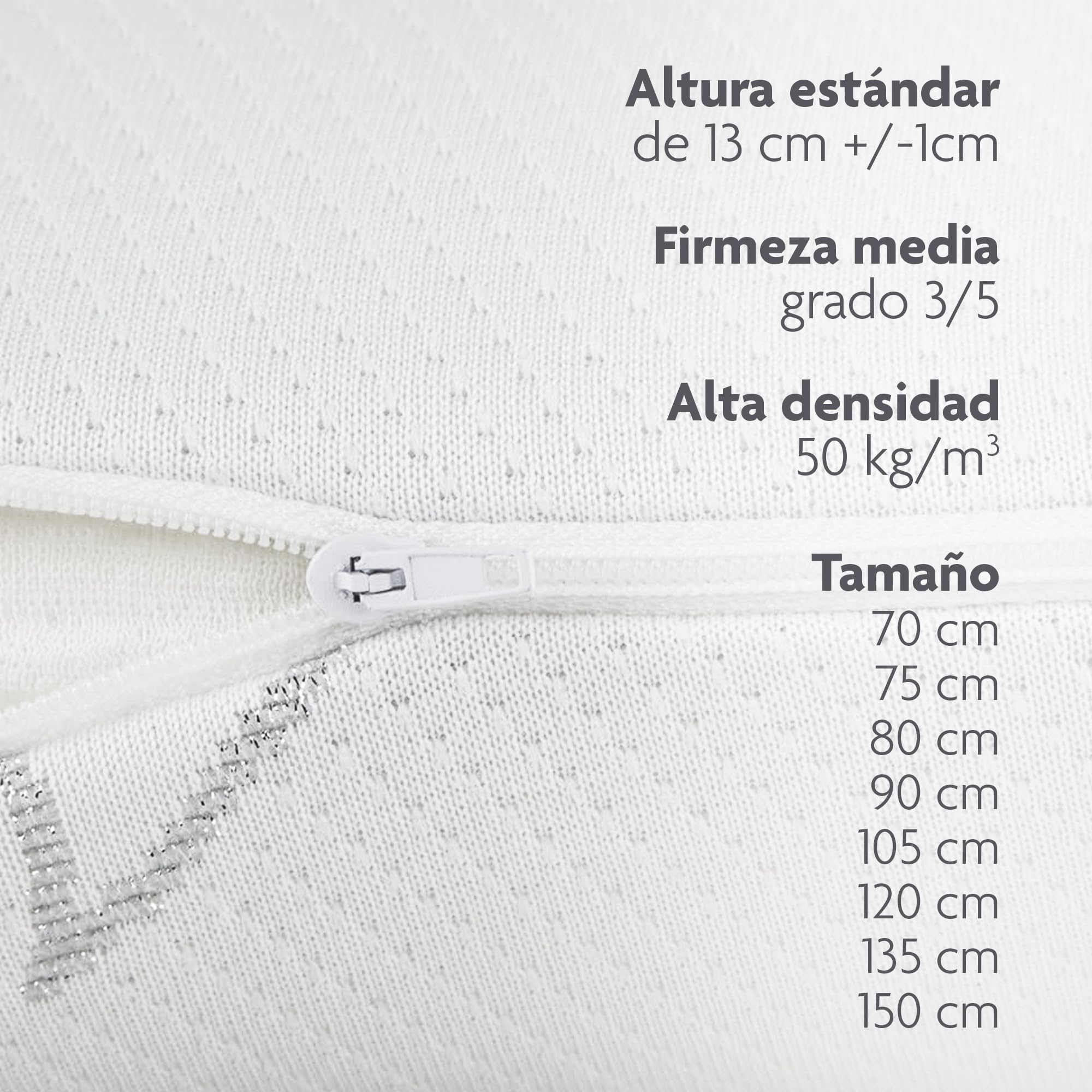 SEASONS - Pack 2 Almohadas Viscoelásticas 80 cm, Antiácaros y Antibacterias, Tejido con Hilo de Plata y Aloe Vera, Doble Funda, Tratamiento con Limpieza de Ozono, Fabricado en España