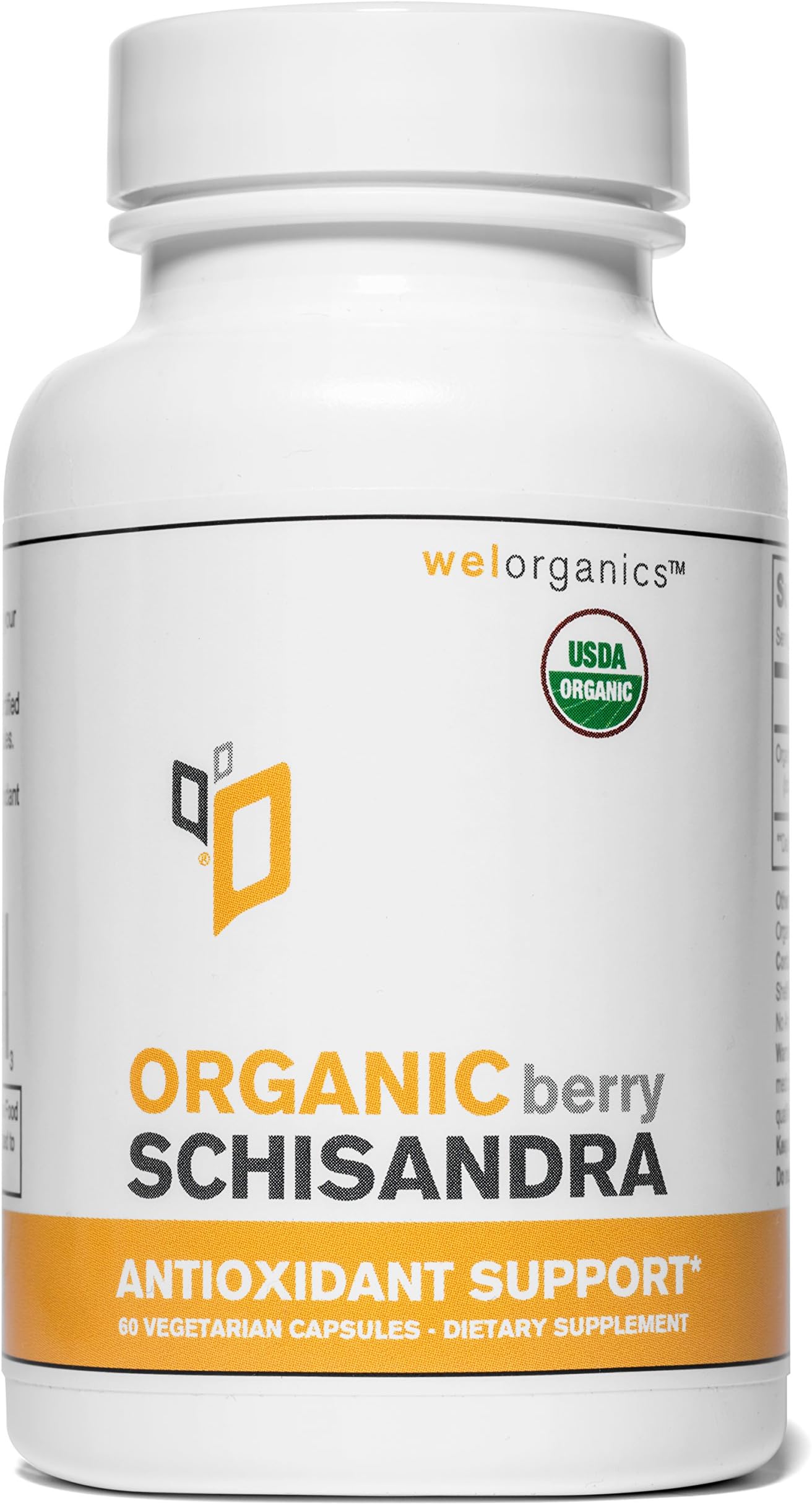 Certified Organic Schisandra Berry by WEL Essentials | 60 Capsules