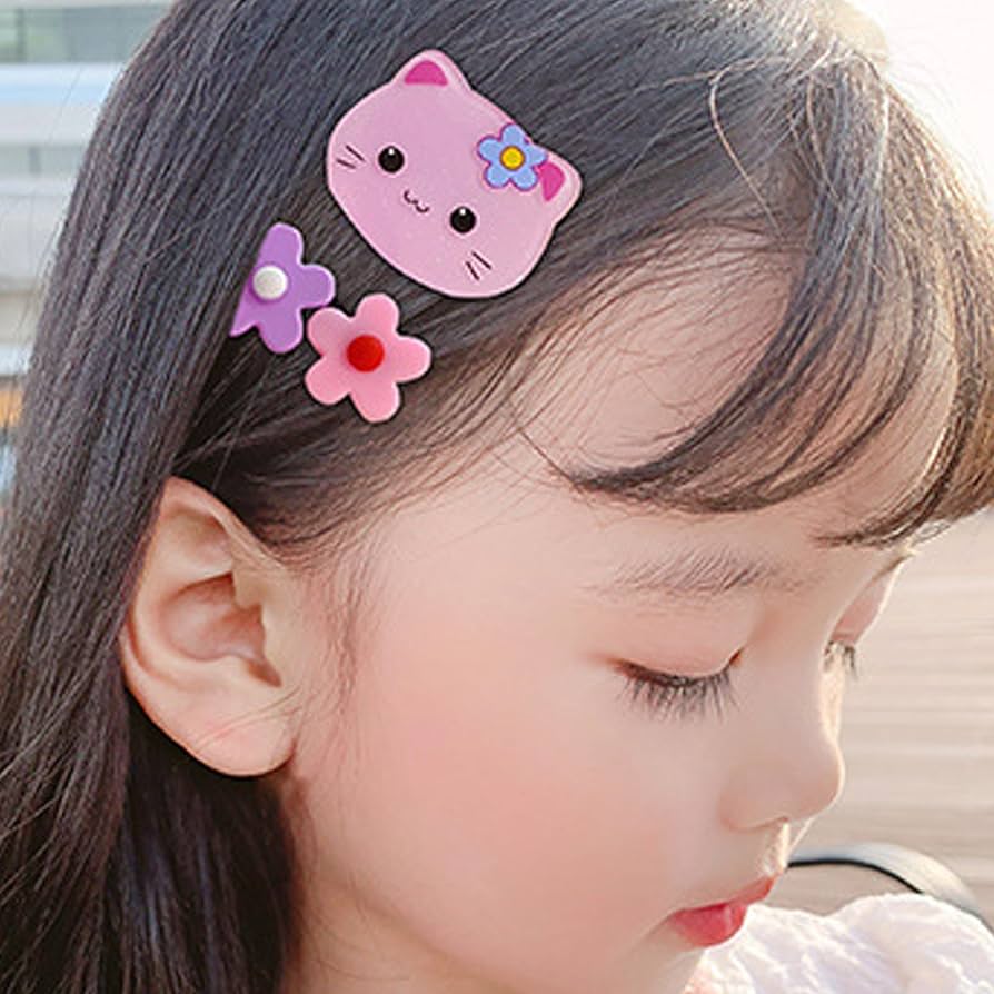 ヘアアクセサリーセット 5個セット プラスチック製 黒・黄色・赤・金色 ヘアアクセサリーセット 5個セット プラスチック製 黒・黄色・赤・金色