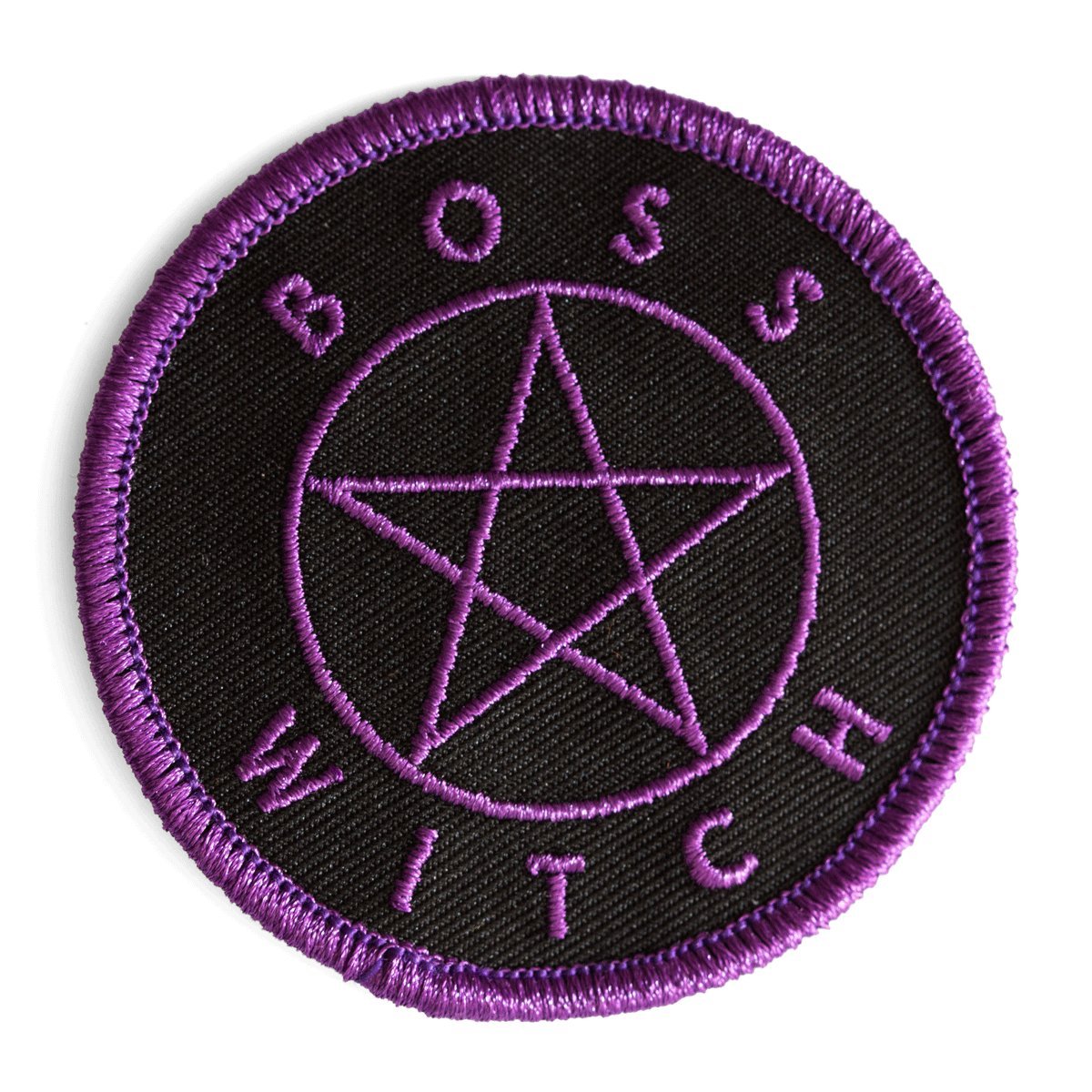 These Are Things Boss Witch Embroidered Iron On or Sew On Patch