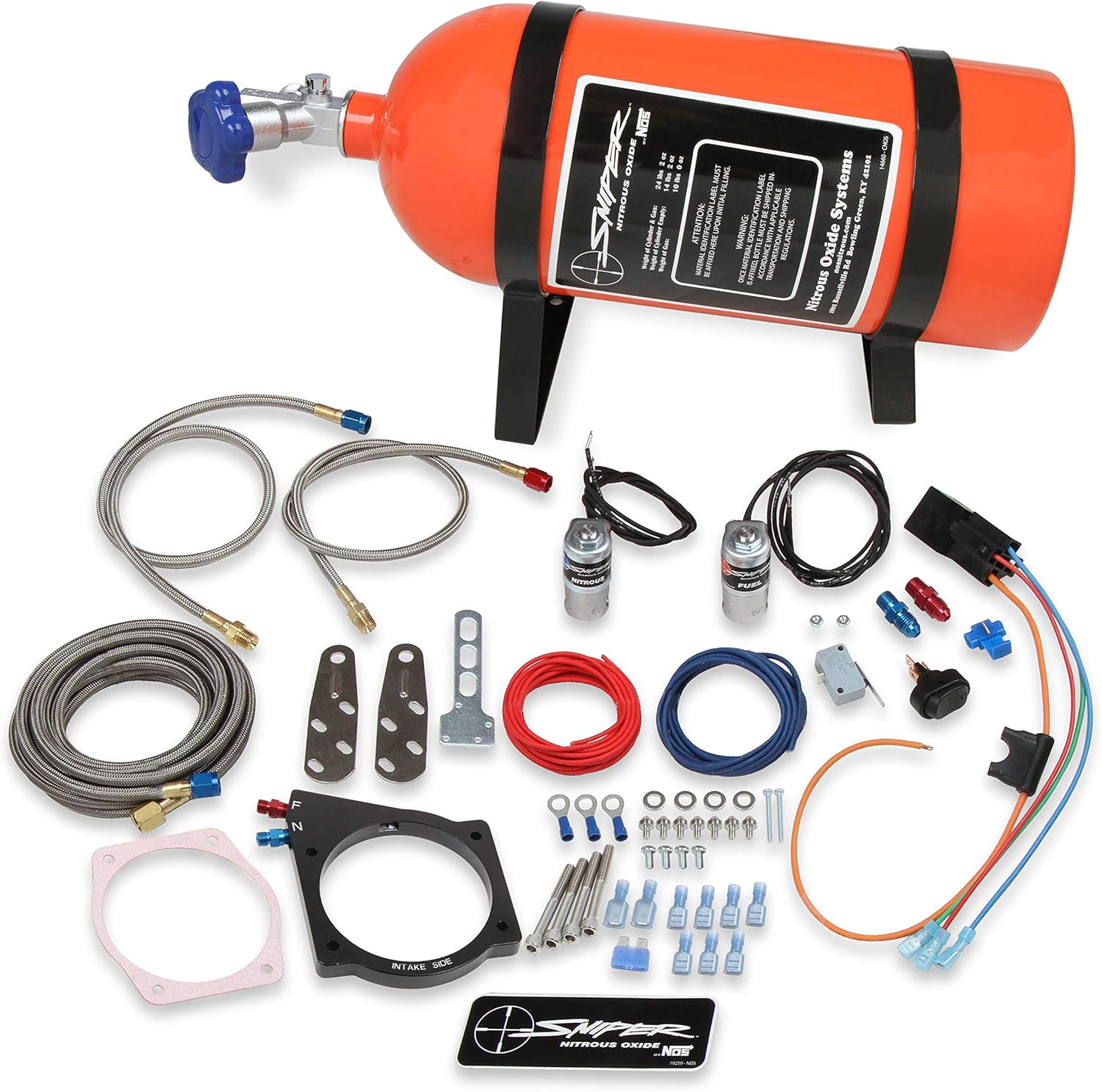 NOS 07162NOS Nitrous Oxide Injection System Kit, Fuel Injector Kits