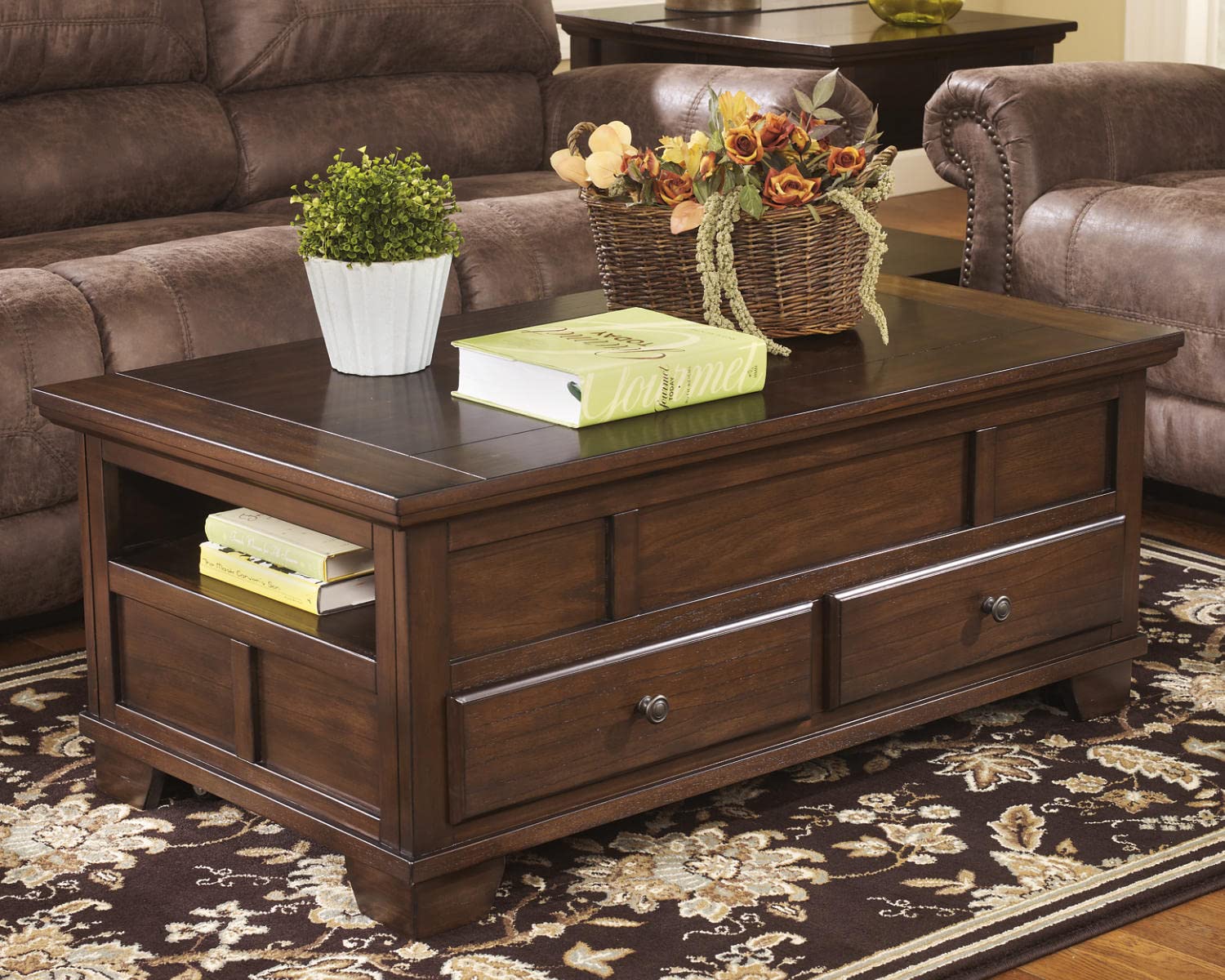 Signature Design by Ashley Gately Lift Top Cocktail Table Medium