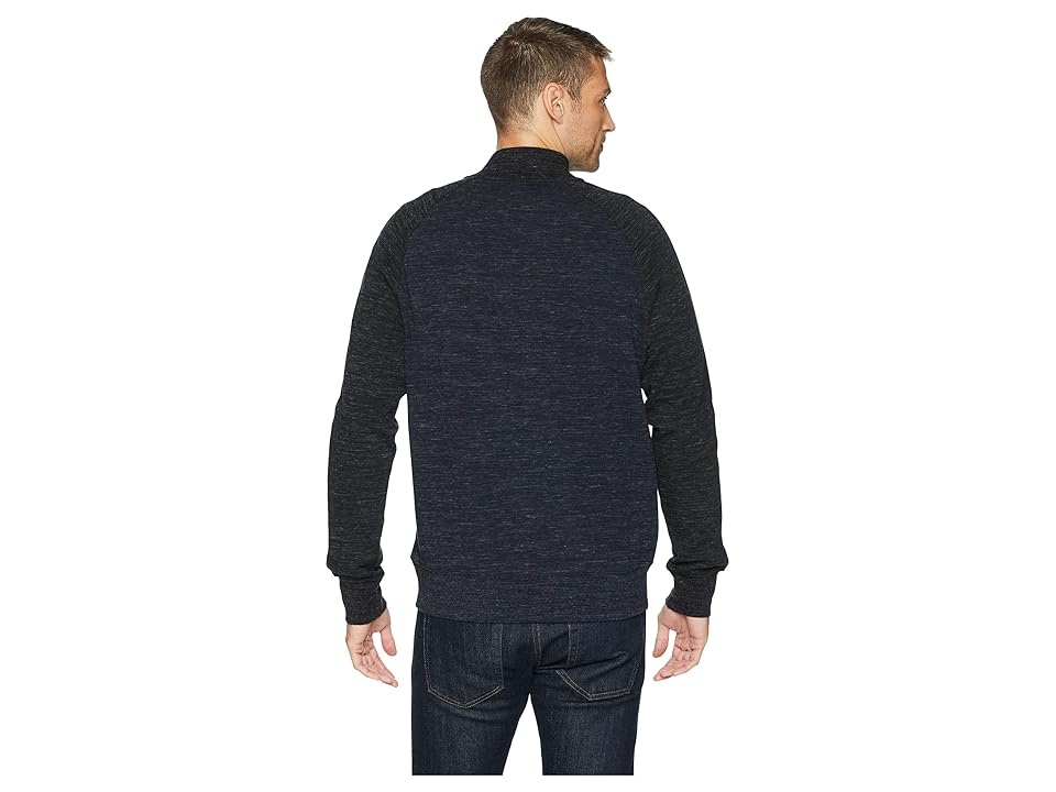 

Psycho Bunny Bedford Track Jacket (Heather Navy) Men's Coat