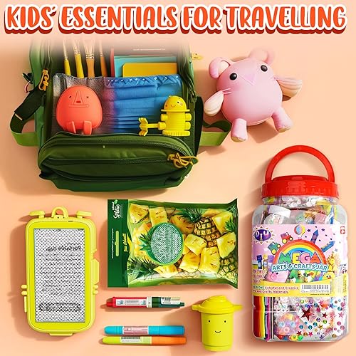 Miniatura 6 de FunzBo suministros de arte y manualidades para niños  Kit de suministros de arte para manualidades para niños de 4 5 6 7 8 9  todo en uno DIY Juego