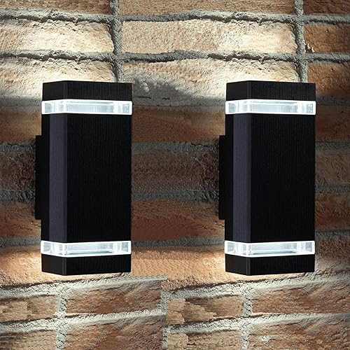 Miniatura 1 de Luces de pared al aire libre, del atardecer al amanecer, accesorios de iluminación al aire libre para montaje en pared, listado ETL, luces de