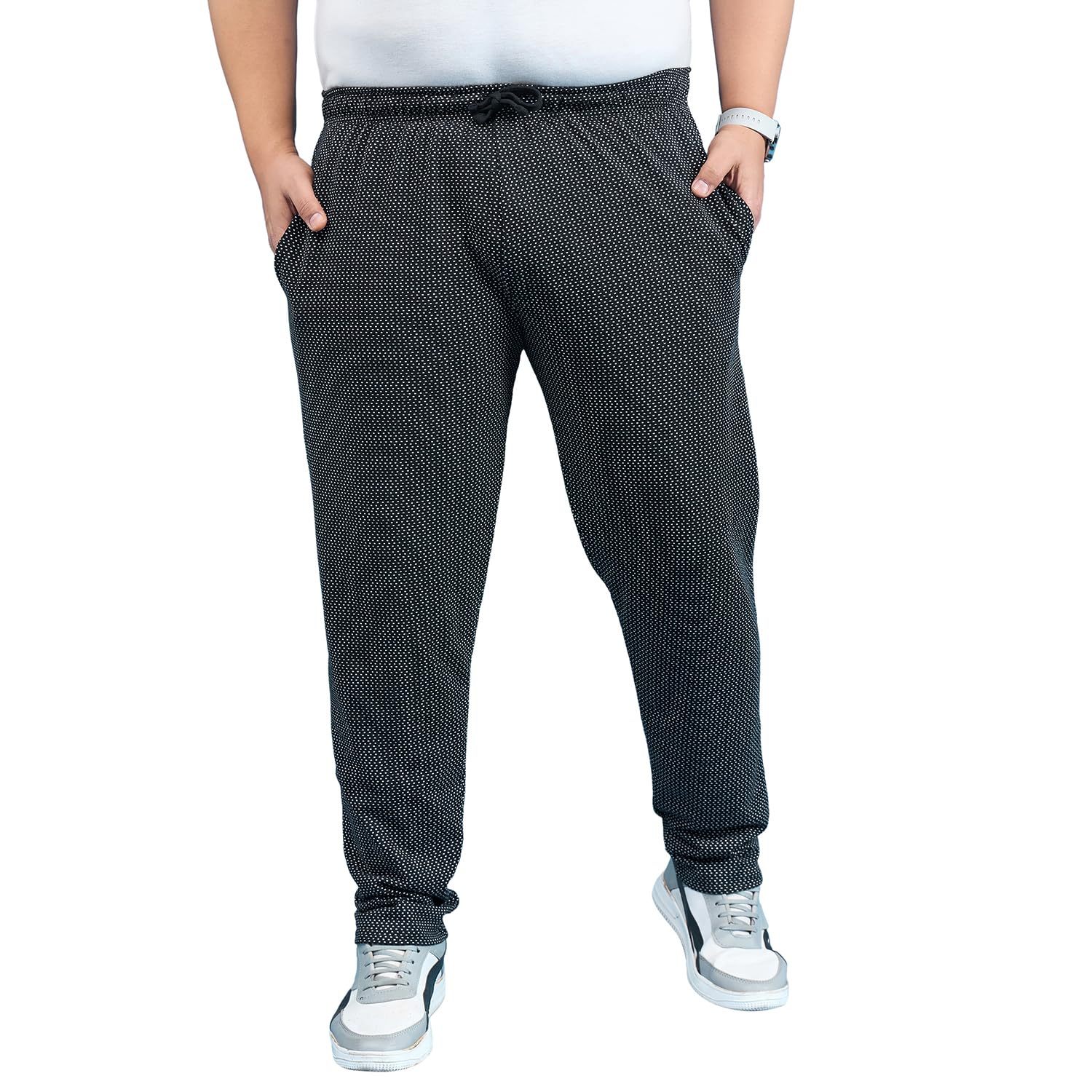 bigbanana Plus Size Men's Regular Fit Printed Trackpant-picture-50